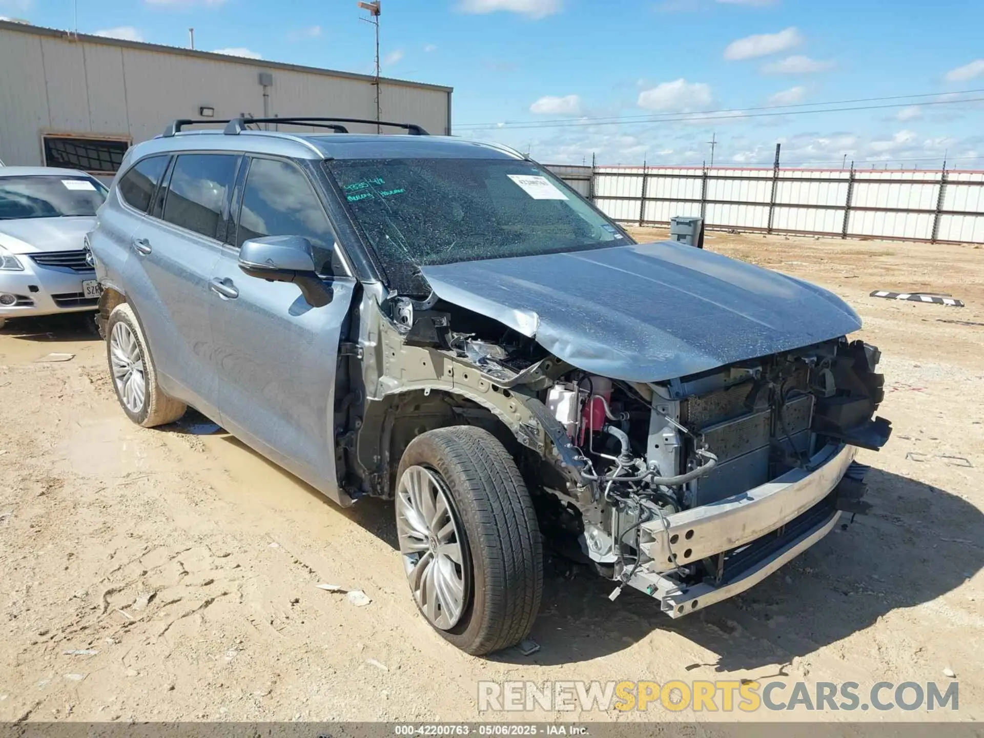 1 Photograph of a damaged car 5TDFARAH5PS520699 TOYOTA HIGHLANDER 2023