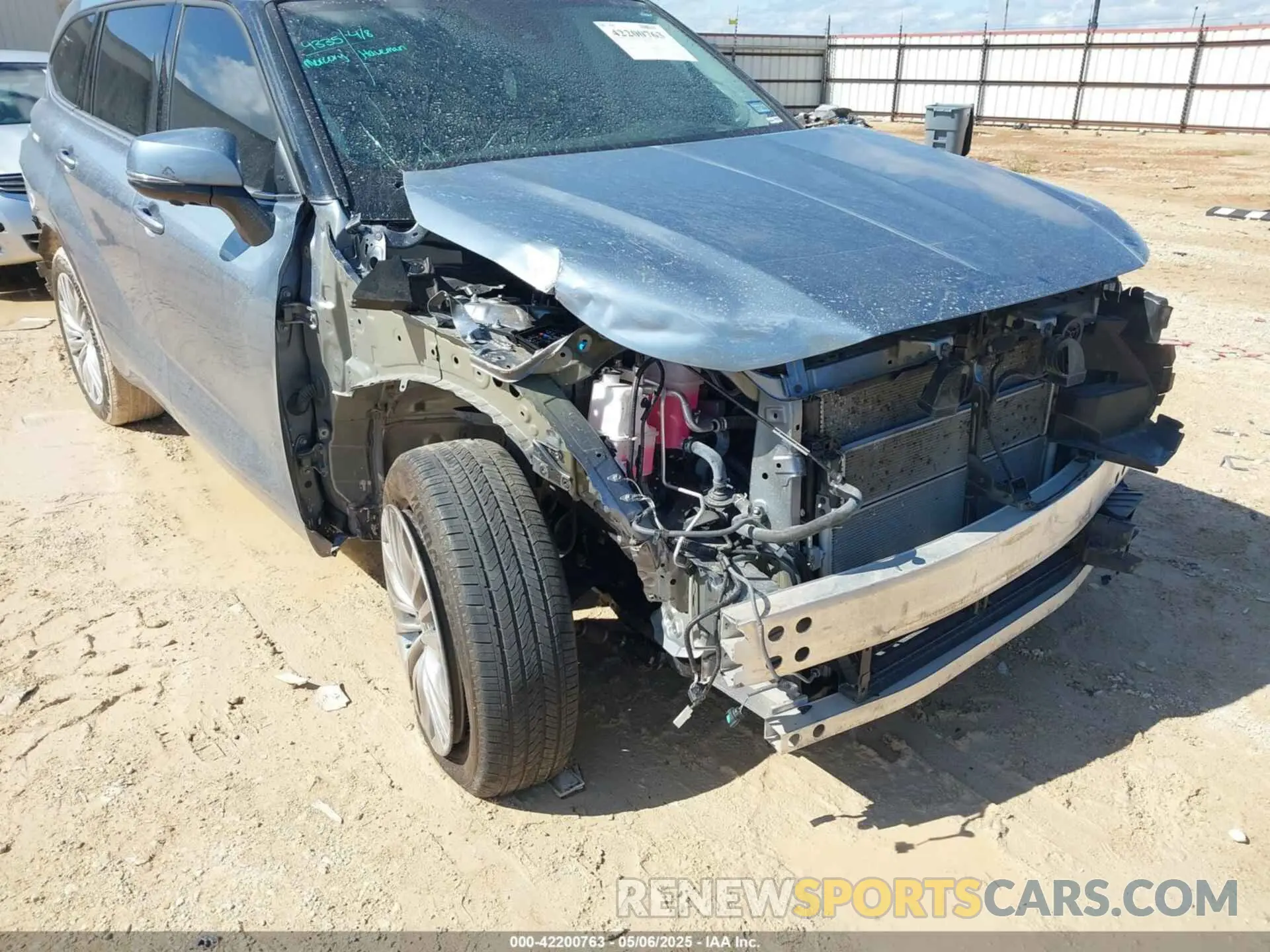 6 Photograph of a damaged car 5TDFARAH5PS520699 TOYOTA HIGHLANDER 2023
