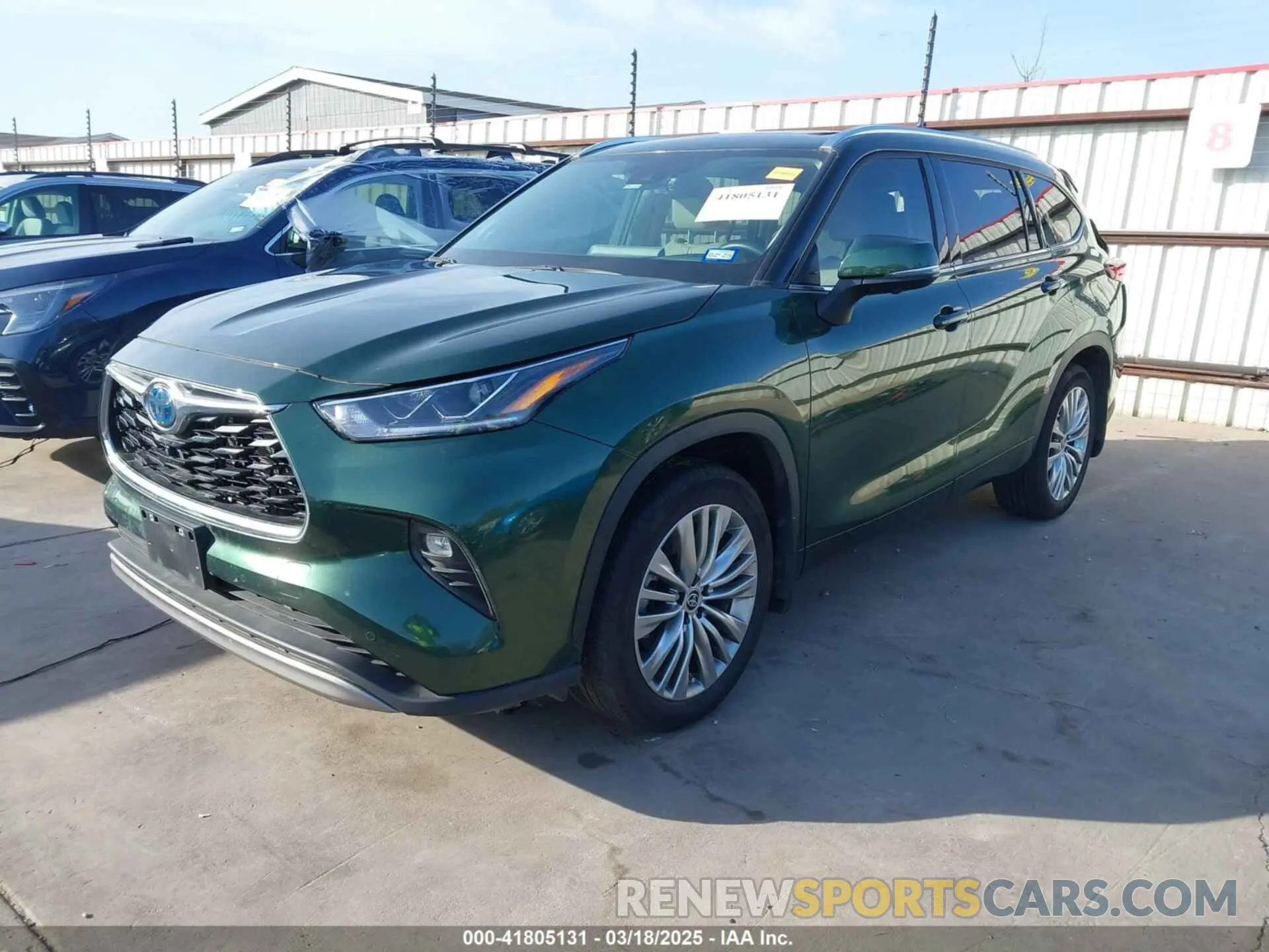 2 Photograph of a damaged car 5TDFARAH8PS521359 TOYOTA HIGHLANDER 2023