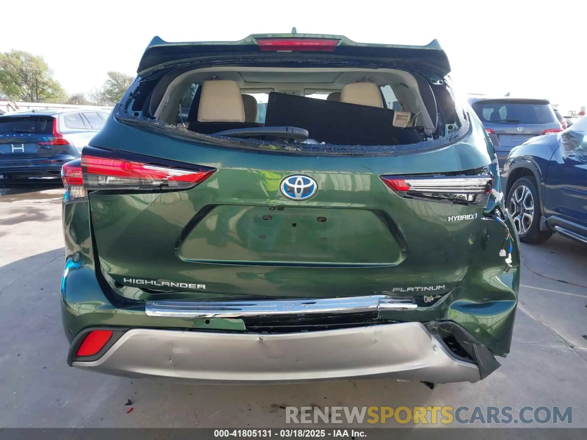 6 Photograph of a damaged car 5TDFARAH8PS521359 TOYOTA HIGHLANDER 2023