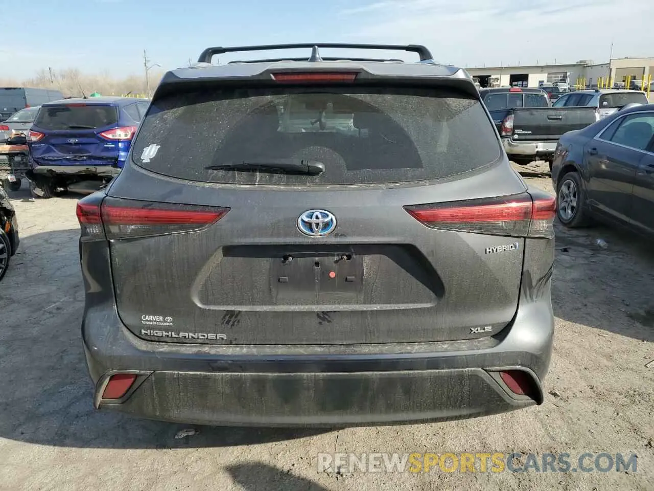 6 Photograph of a damaged car 5TDKARAH1PS517488 TOYOTA HIGHLANDER 2023