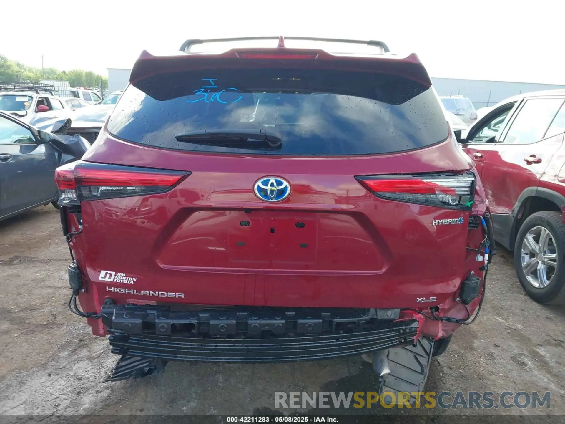 17 Фотография поврежденного автомобиля 5TDKARAH9PS520655 TOYOTA HIGHLANDER 2023