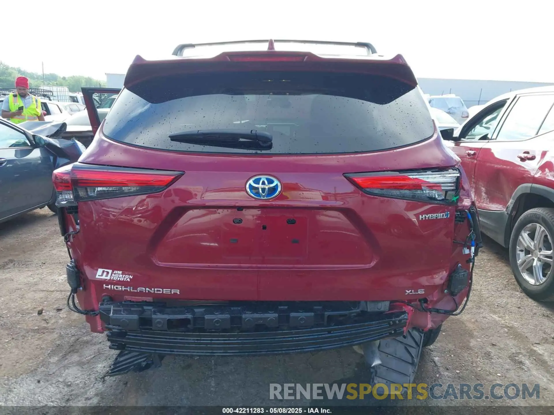 6 Фотография поврежденного автомобиля 5TDKARAH9PS520655 TOYOTA HIGHLANDER 2023