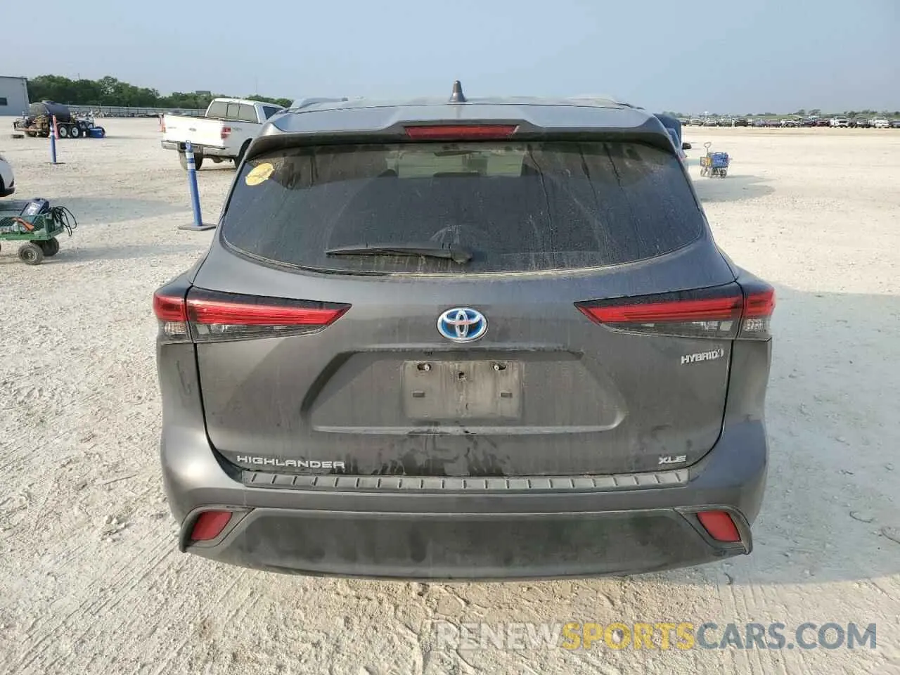 6 Photograph of a damaged car 5TDKARAHXPS018902 TOYOTA HIGHLANDER 2023