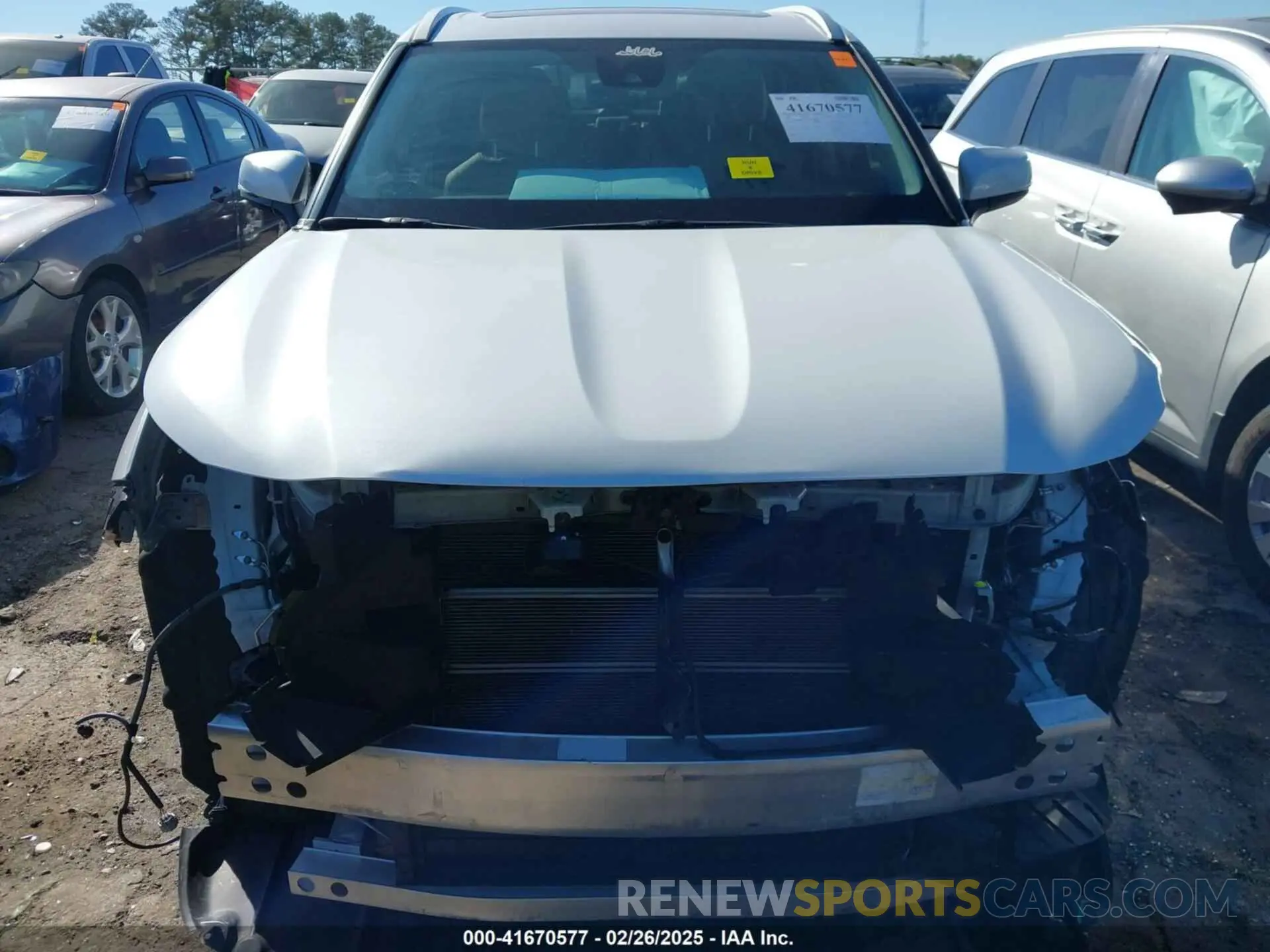 13 Фотография поврежденного автомобиля 5TDKARAHXPS524665 TOYOTA HIGHLANDER 2023