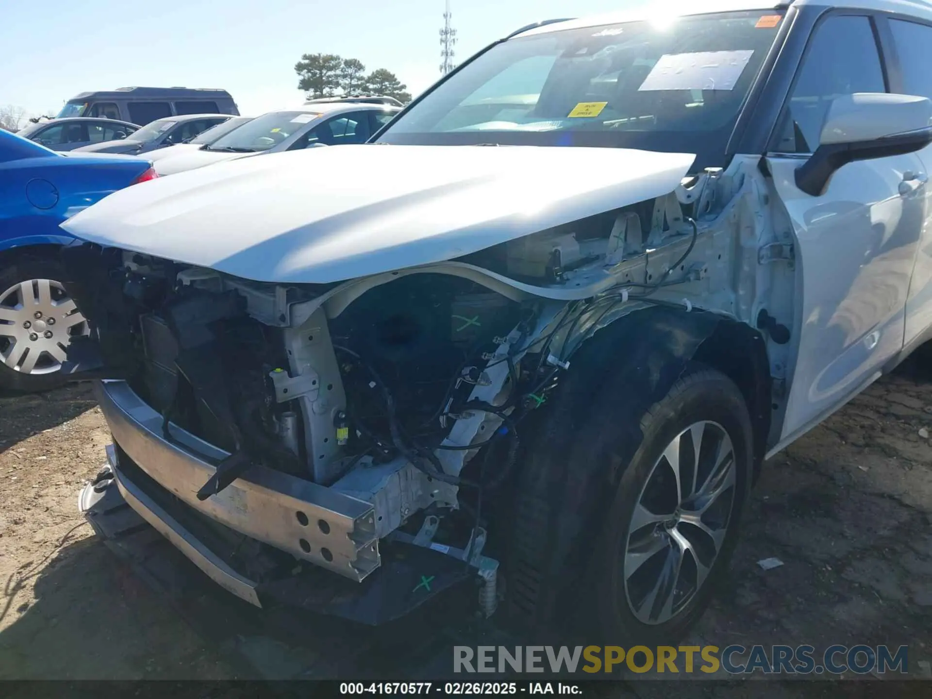 6 Фотография поврежденного автомобиля 5TDKARAHXPS524665 TOYOTA HIGHLANDER 2023