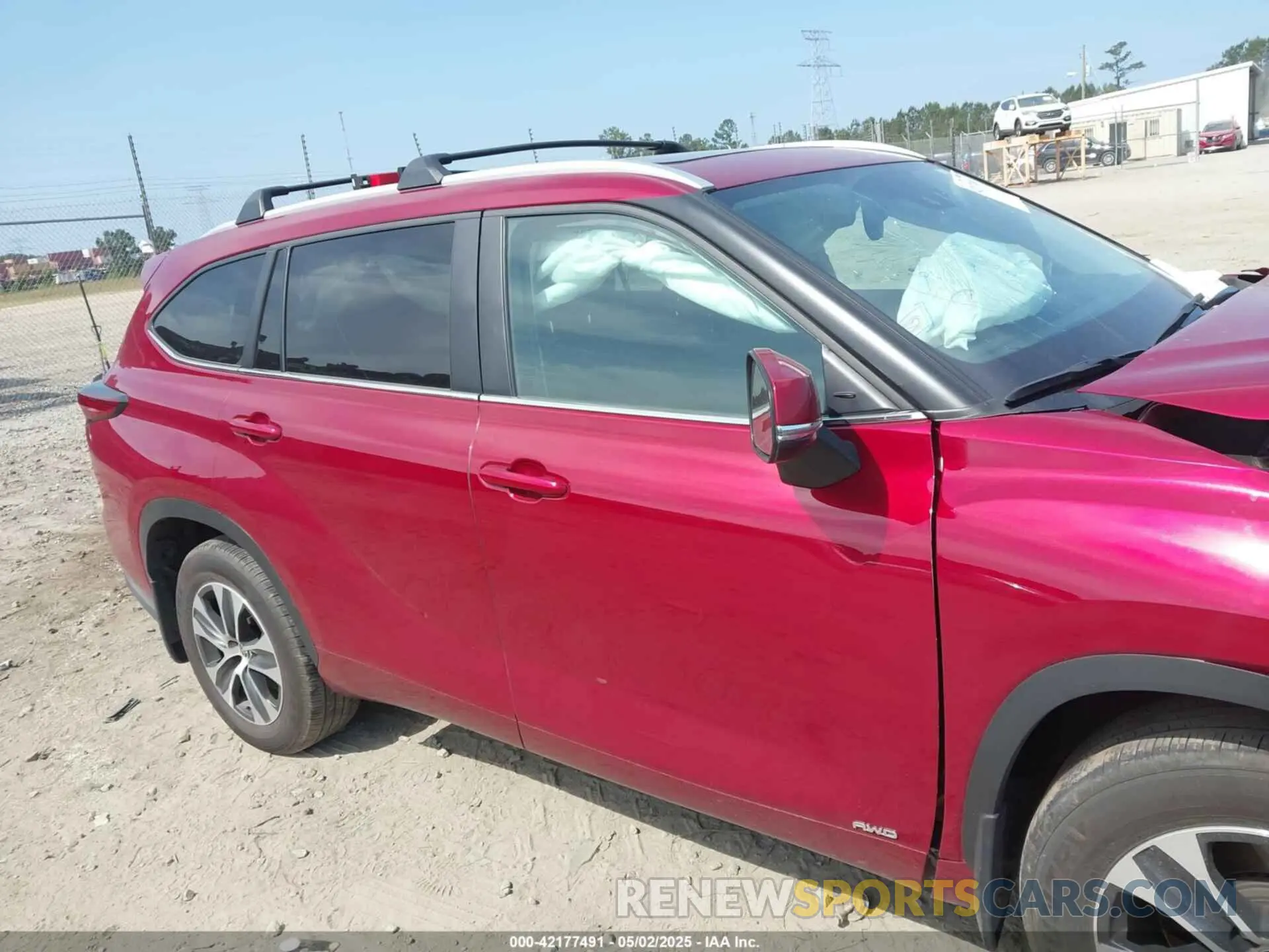 13 Фотография поврежденного автомобиля 5TDKBRCH1PS599281 TOYOTA HIGHLANDER 2023