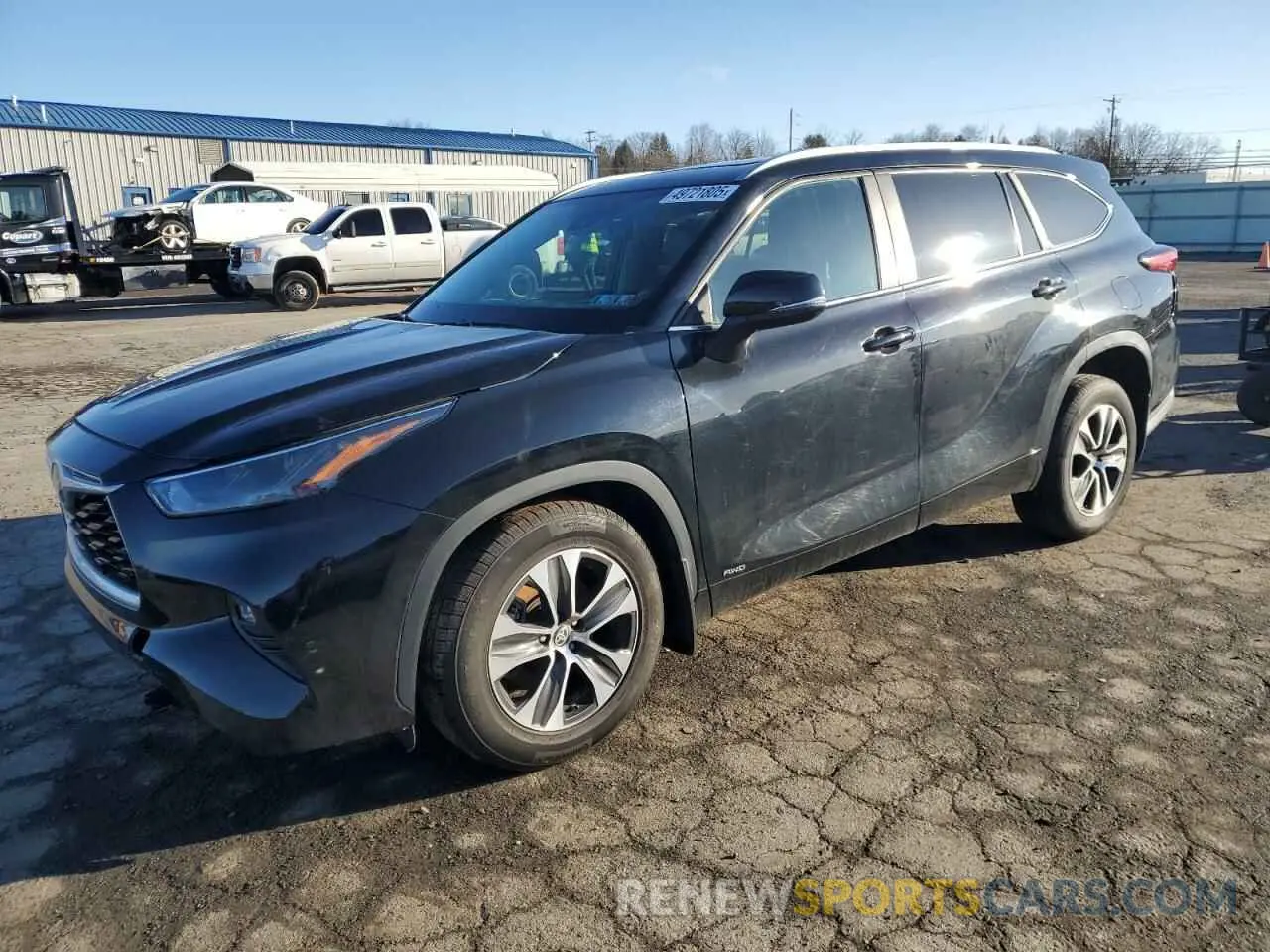 1 Photograph of a damaged car 5TDKBRCH2PS120656 TOYOTA HIGHLANDER 2023