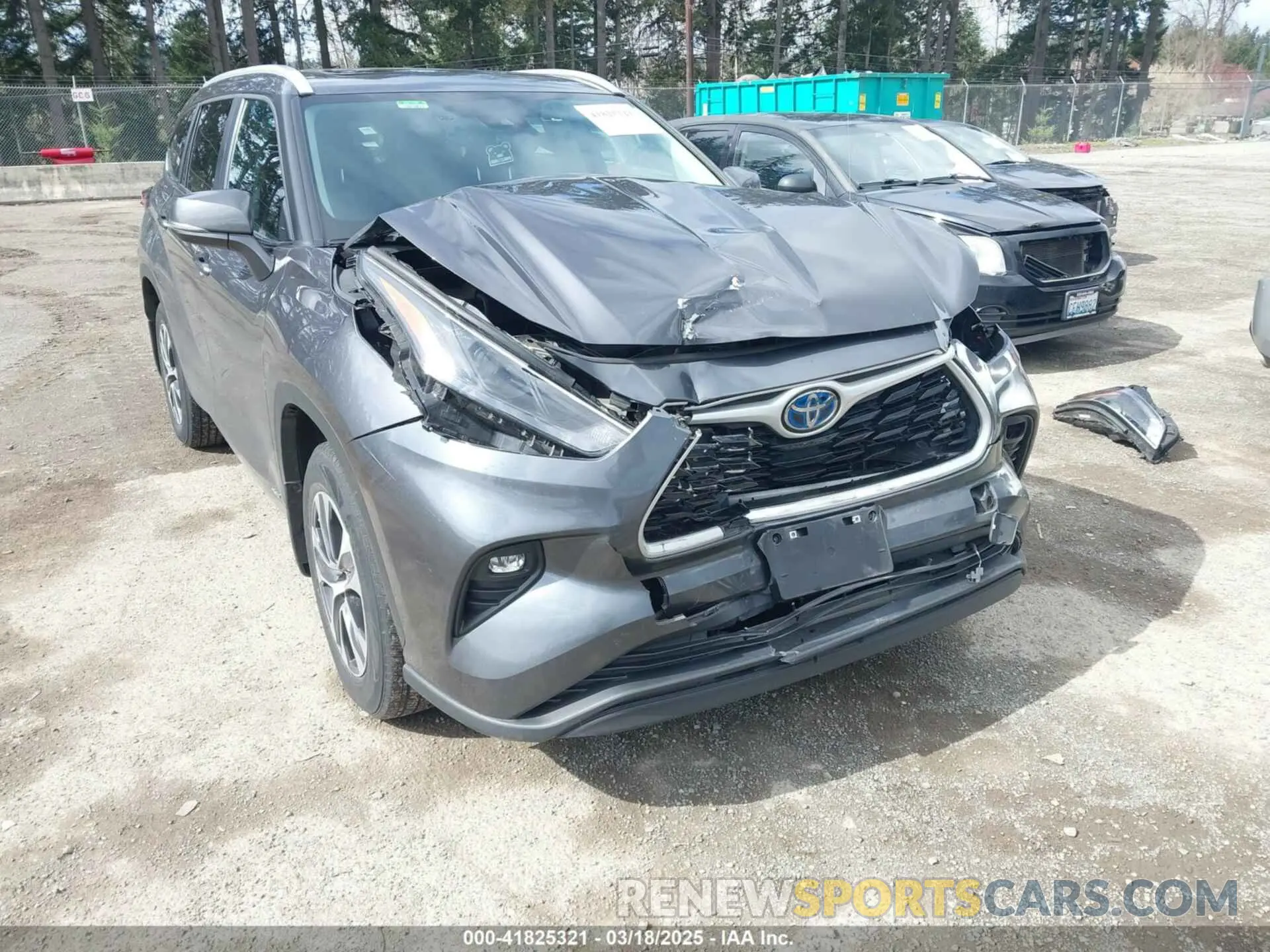 6 Фотография поврежденного автомобиля 5TDKBRCH2PS122939 TOYOTA HIGHLANDER 2023