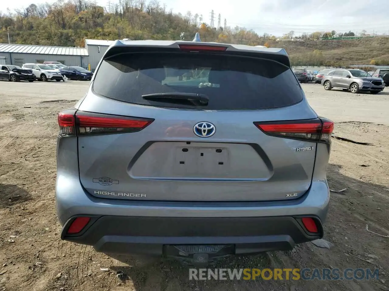6 Фотография поврежденного автомобиля 5TDKBRCH3PS580649 TOYOTA HIGHLANDER 2023