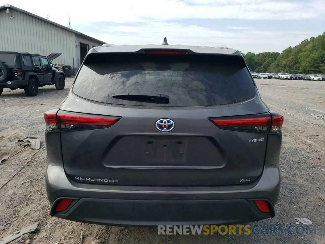 6 Фотография поврежденного автомобиля 5TDKBRCH7PS114707 TOYOTA HIGHLANDER 2023