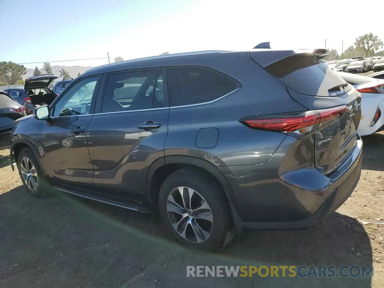 2 Фотография поврежденного автомобиля 5TDKBRCH8PS570540 TOYOTA HIGHLANDER 2023
