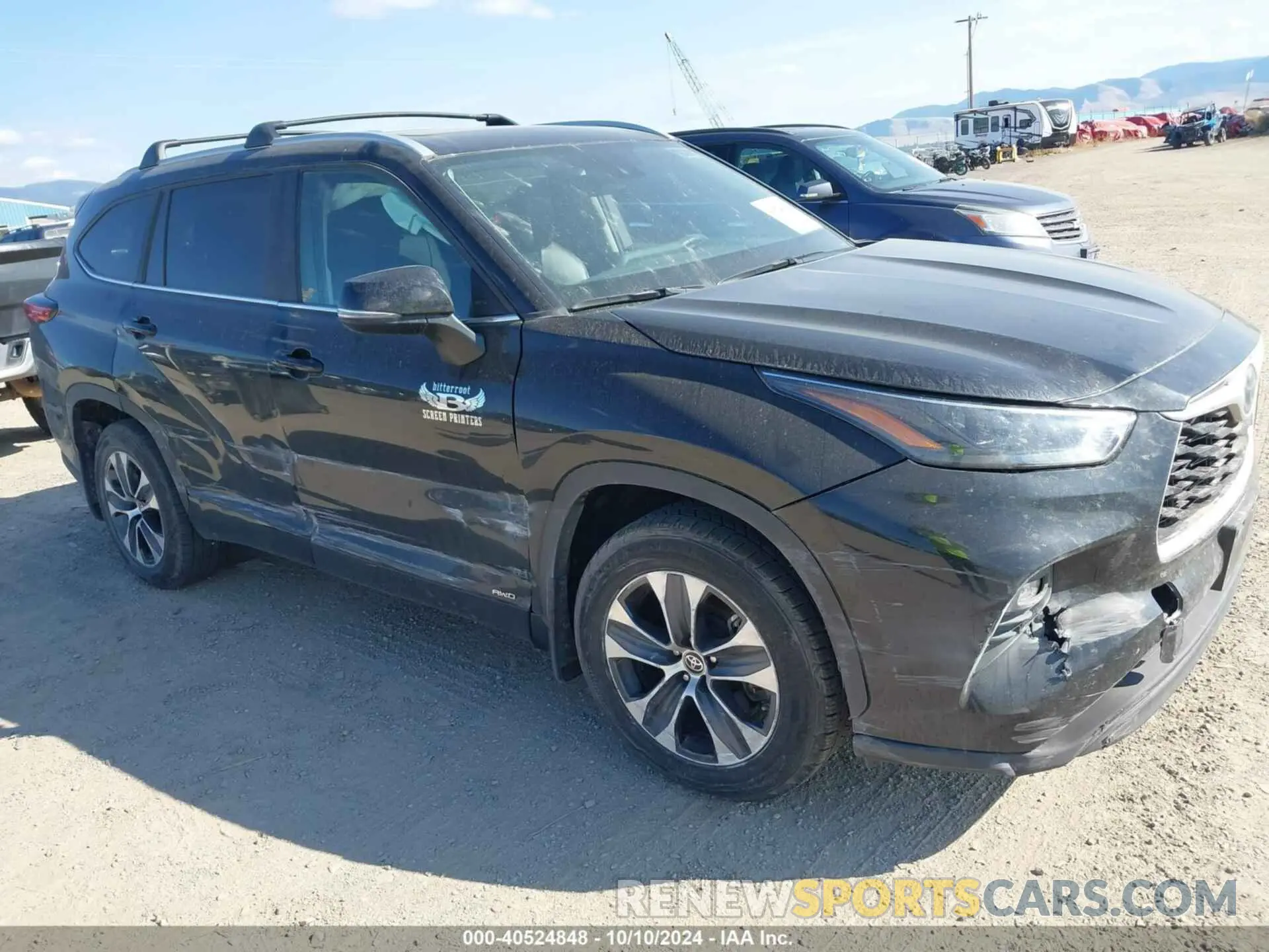 1 Photograph of a damaged car 5TDKBRCHXPS566375 TOYOTA HIGHLANDER 2023
