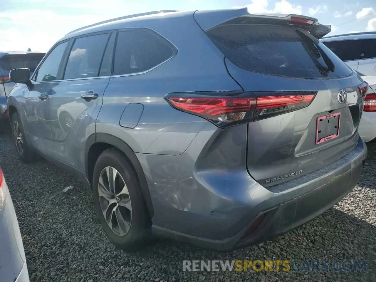 2 Photograph of a damaged car 5TDKDRAH0PS001906 TOYOTA HIGHLANDER 2023