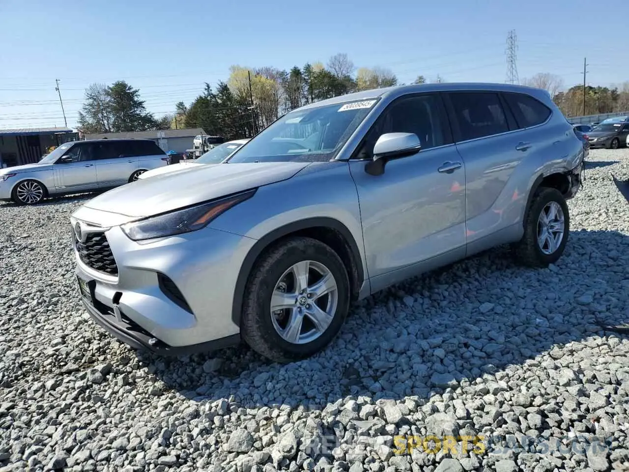 1 Фотография поврежденного автомобиля 5TDKDRAH0PS005356 TOYOTA HIGHLANDER 2023