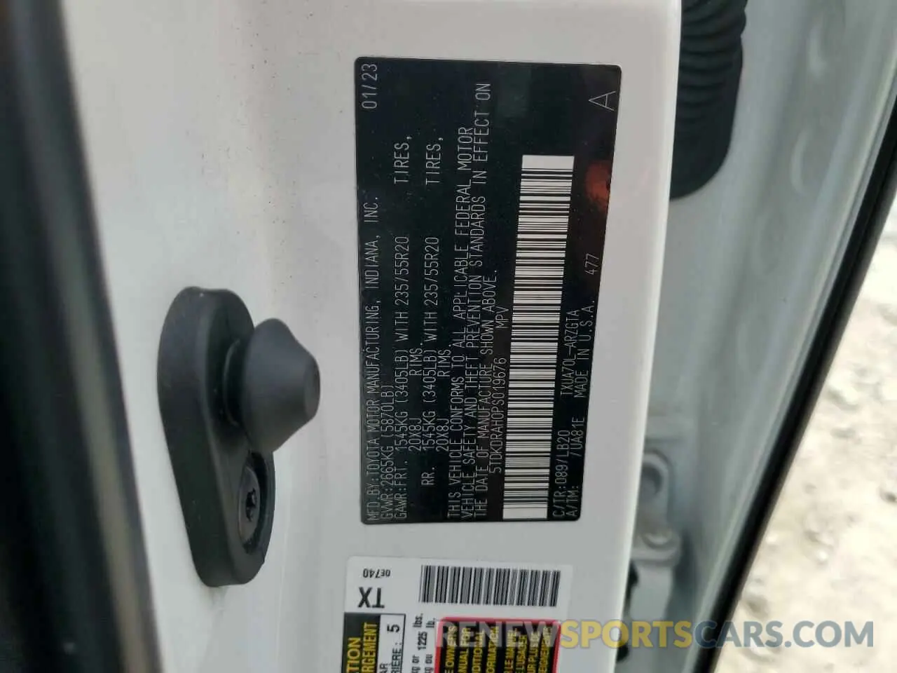 15 Фотография поврежденного автомобиля 5TDKDRAH0PS019676 TOYOTA HIGHLANDER 2023