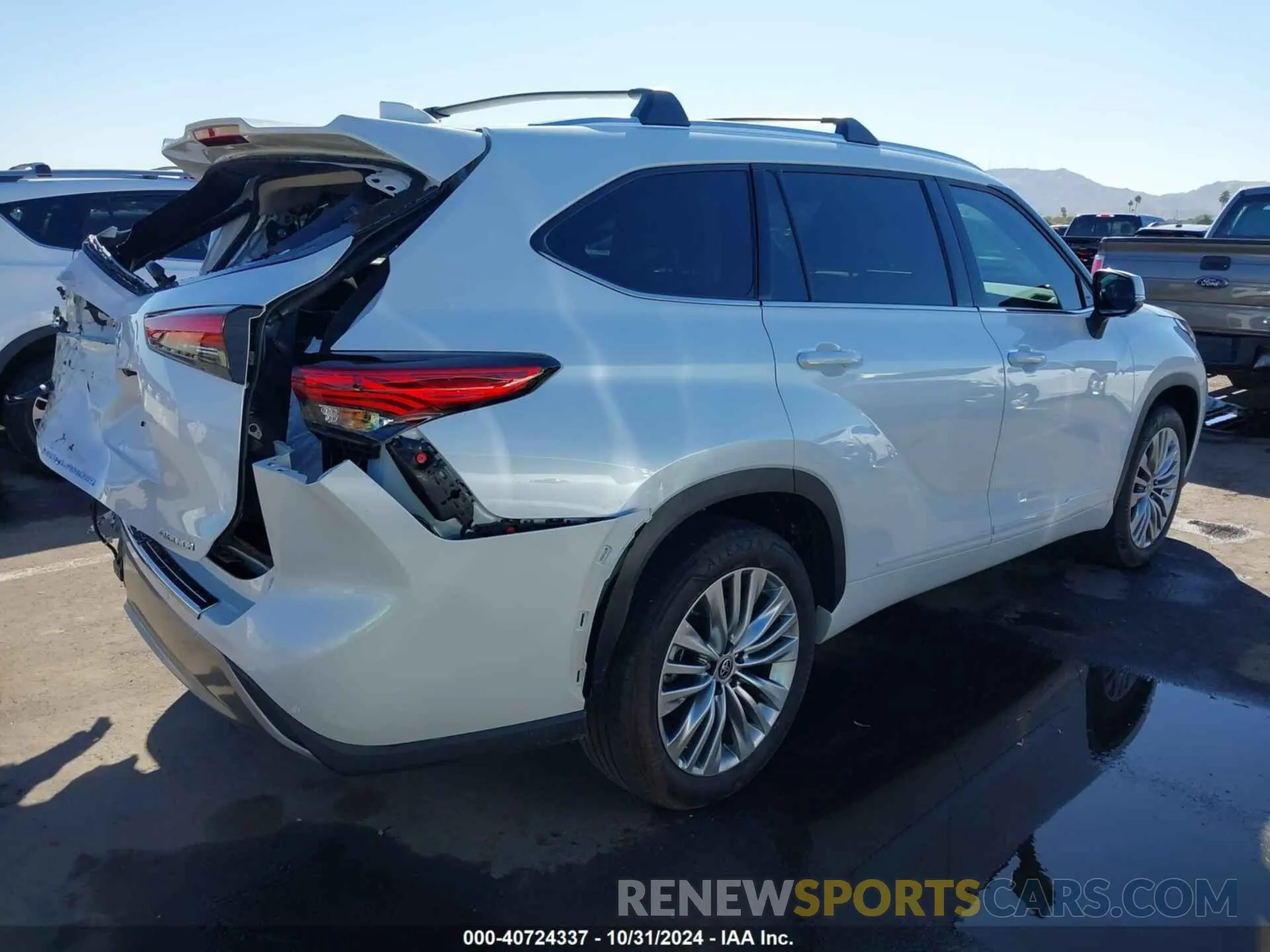 4 Фотография поврежденного автомобиля 5TDKDRAH0PS023128 TOYOTA HIGHLANDER 2023
