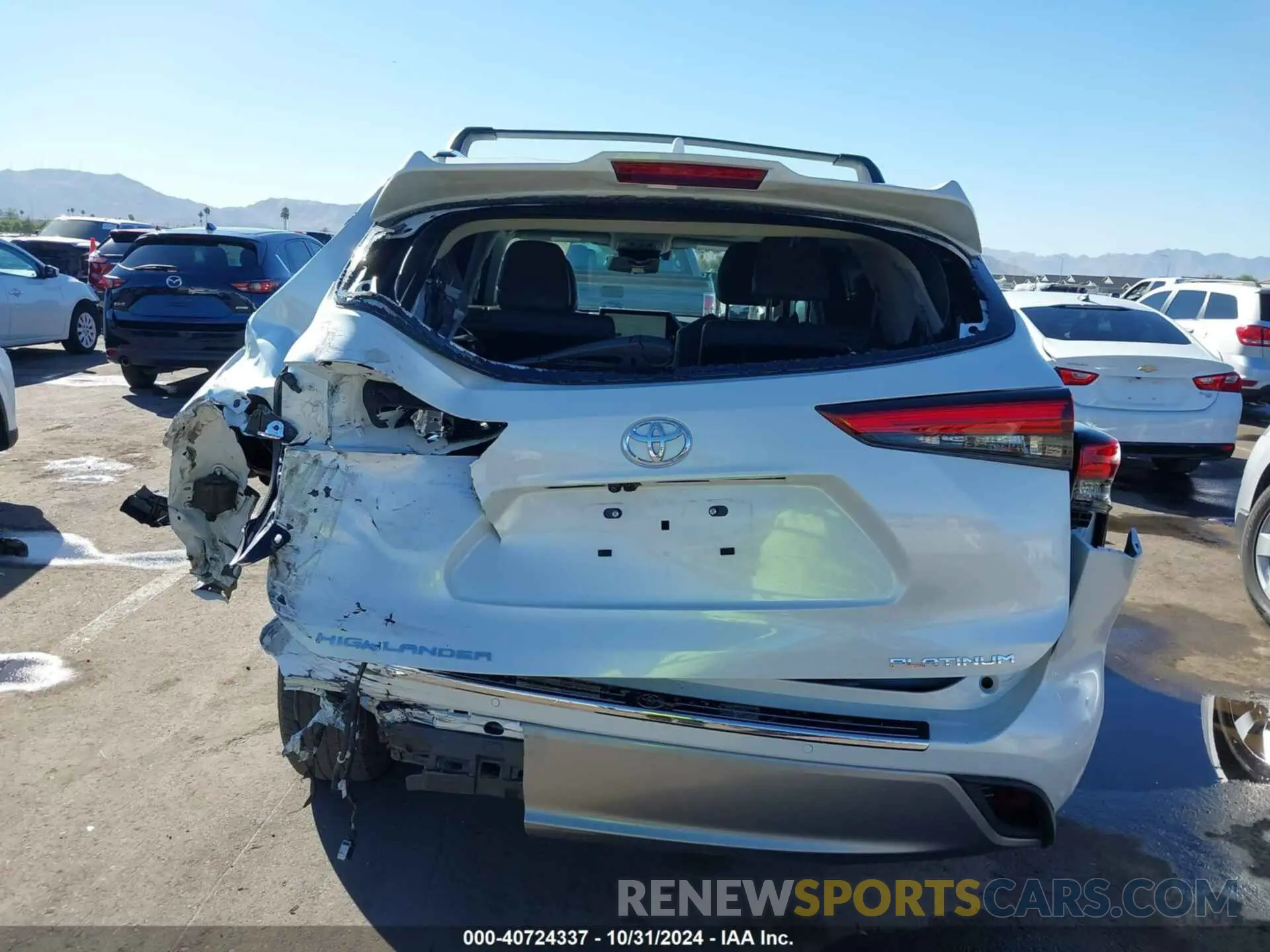 6 Фотография поврежденного автомобиля 5TDKDRAH0PS023128 TOYOTA HIGHLANDER 2023