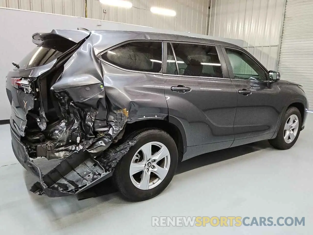 3 Photograph of a damaged car 5TDKDRAH0PS502052 TOYOTA HIGHLANDER 2023