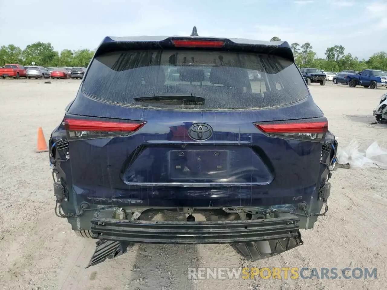 6 Photograph of a damaged car 5TDKDRAH0PS504108 TOYOTA HIGHLANDER 2023