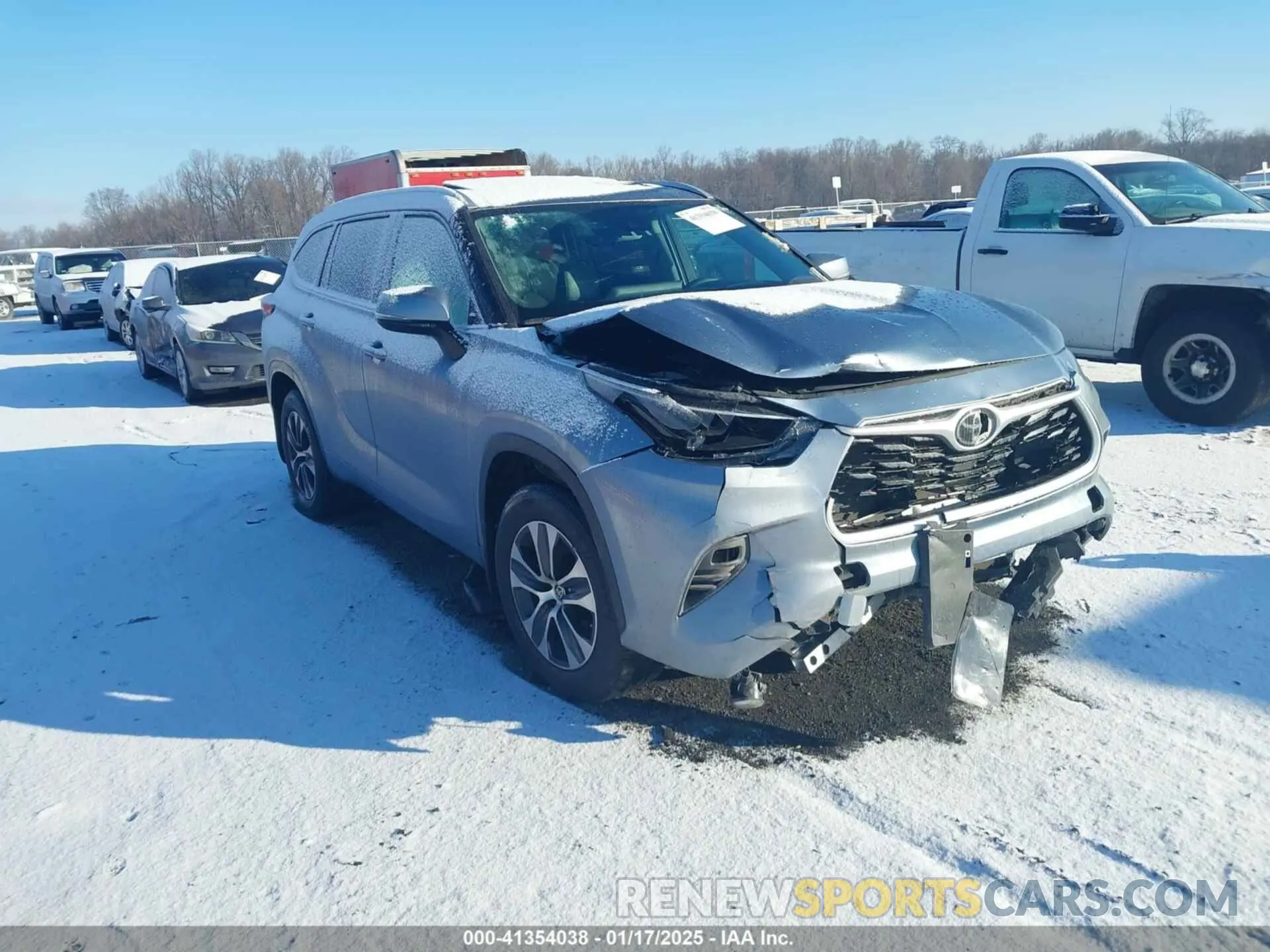 1 Photograph of a damaged car 5TDKDRAH0PS512550 TOYOTA HIGHLANDER 2023