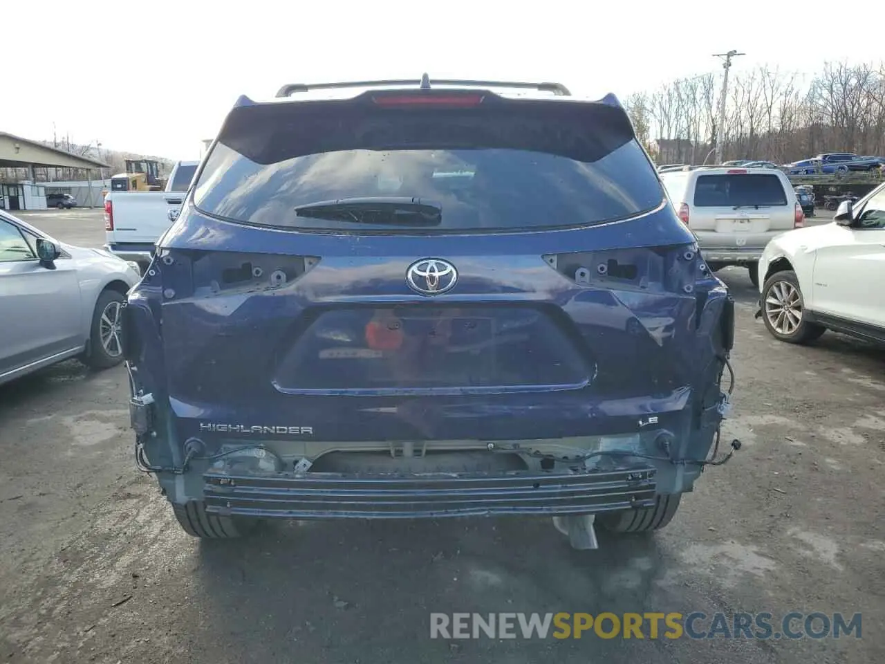 6 Photograph of a damaged car 5TDKDRAH0PS523547 TOYOTA HIGHLANDER 2023
