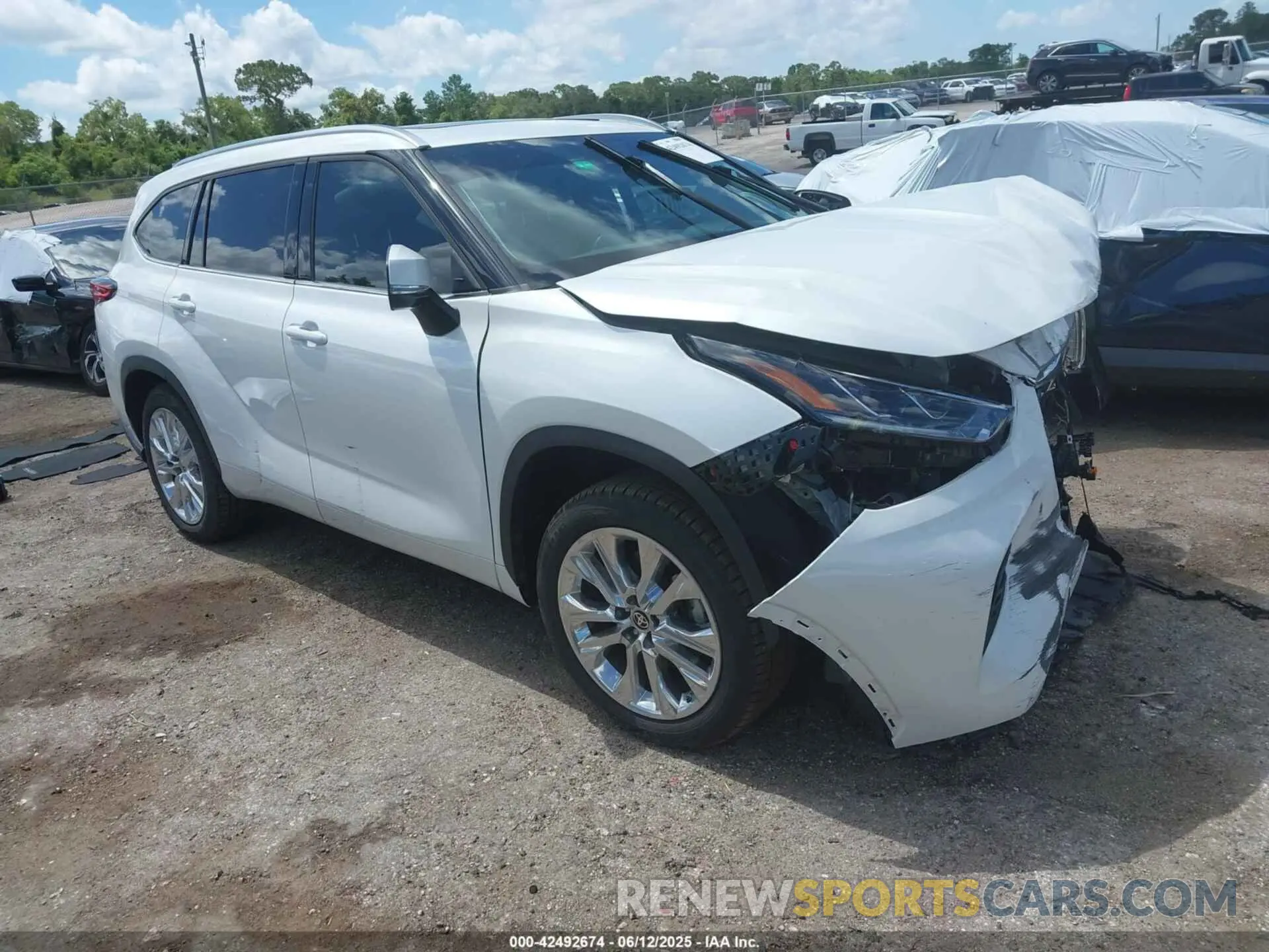 1 Photograph of a damaged car 5TDKDRAH1PS007309 TOYOTA HIGHLANDER 2023