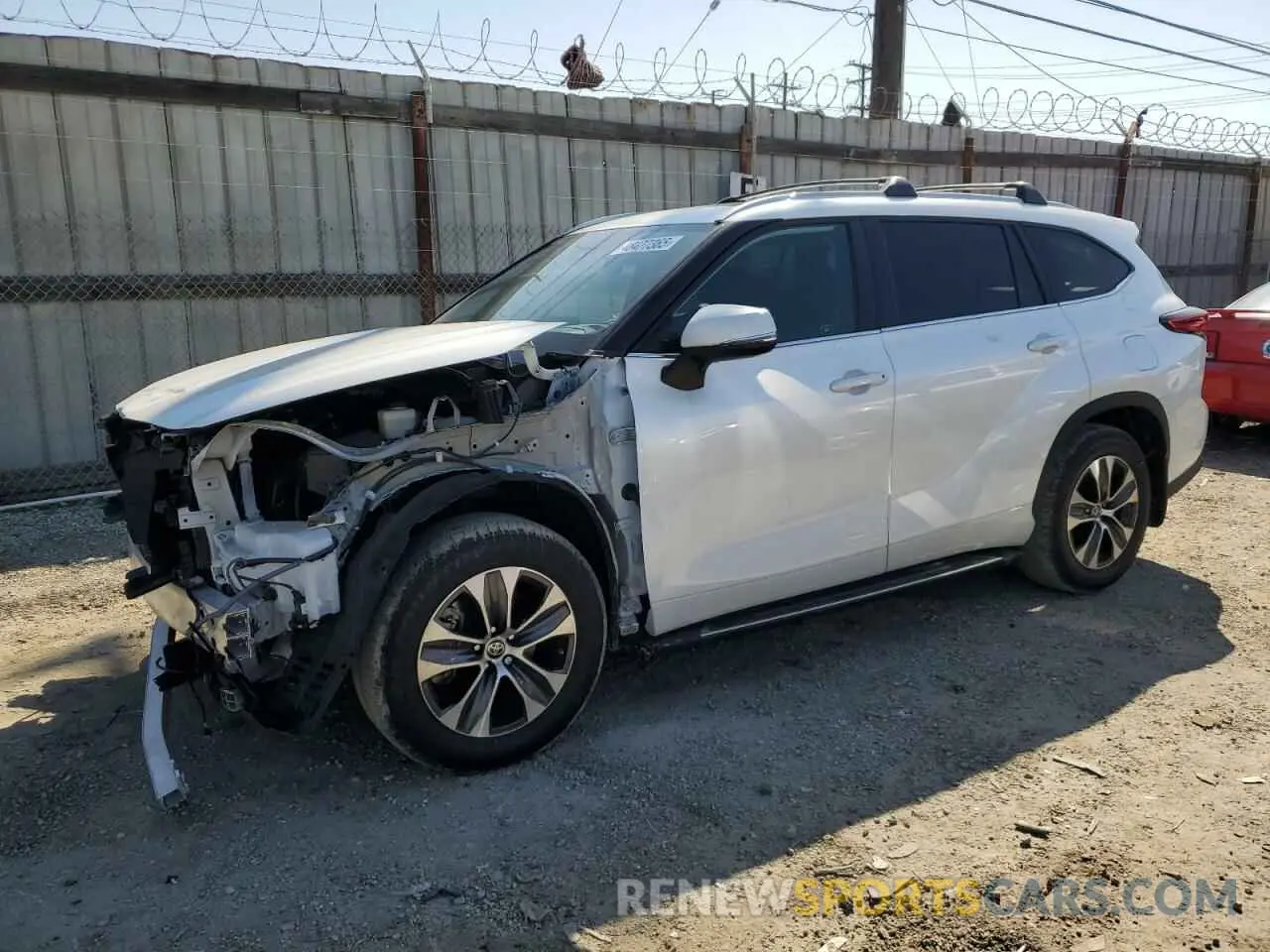 1 Фотография поврежденного автомобиля 5TDKDRAH1PS031268 TOYOTA HIGHLANDER 2023