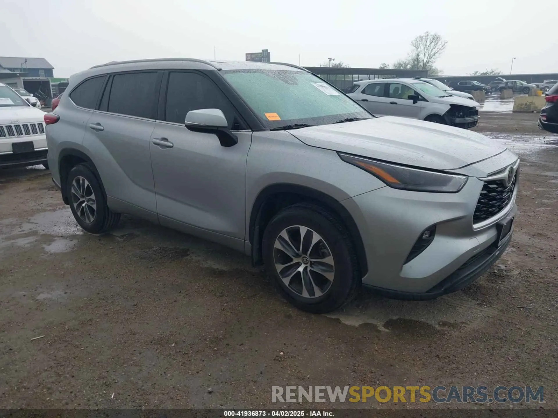 1 Фотография поврежденного автомобиля 5TDKDRAH1PS034509 TOYOTA HIGHLANDER 2023