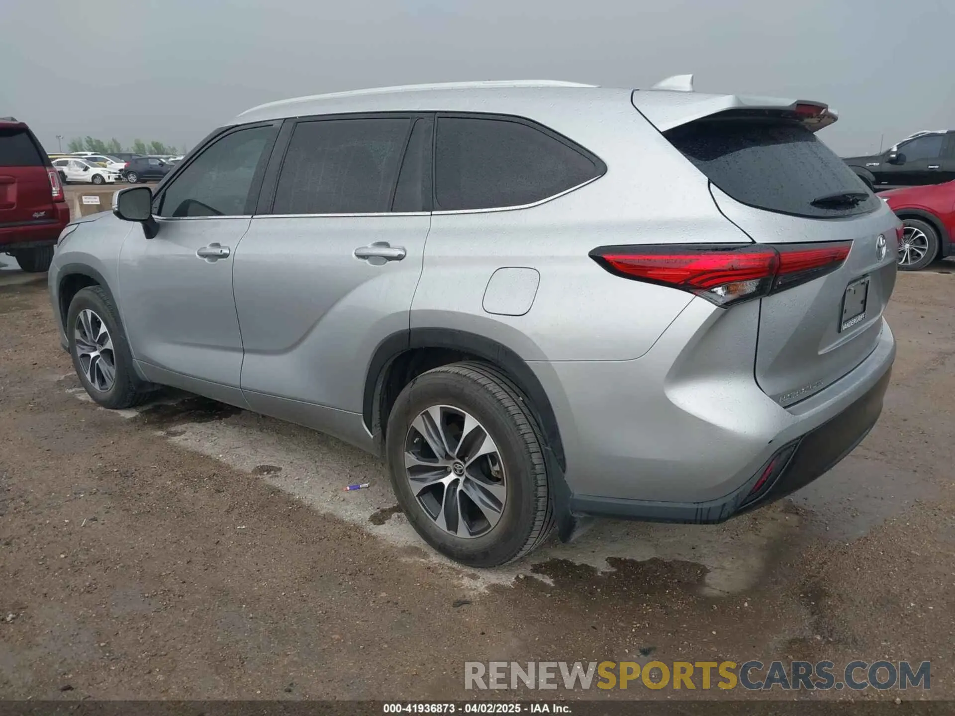 3 Фотография поврежденного автомобиля 5TDKDRAH1PS034509 TOYOTA HIGHLANDER 2023