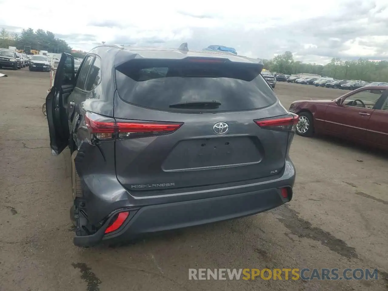 6 Photograph of a damaged car 5TDKDRAH1PS038530 TOYOTA HIGHLANDER 2023