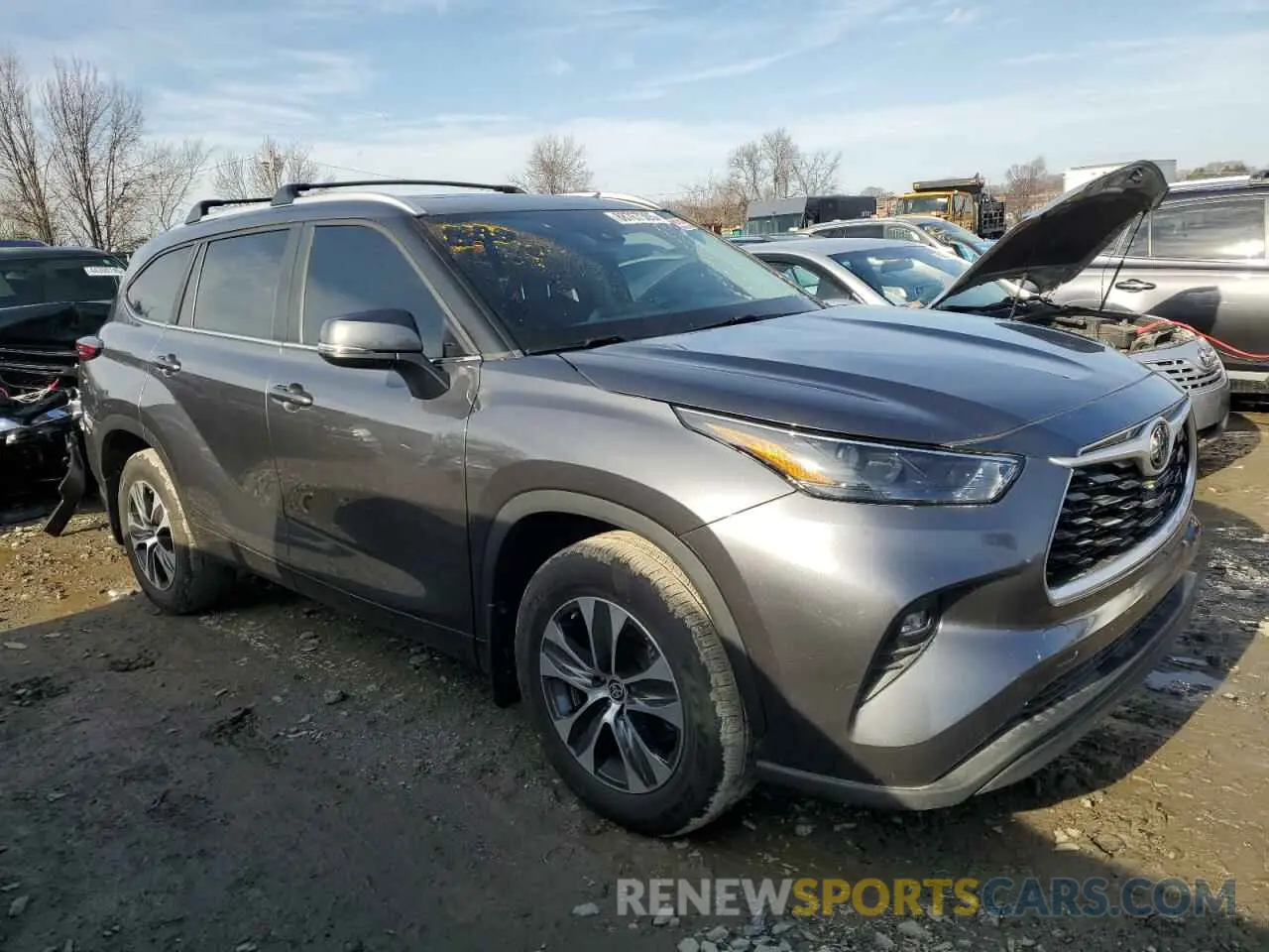 4 Photograph of a damaged car 5TDKDRAH1PS047907 TOYOTA HIGHLANDER 2023