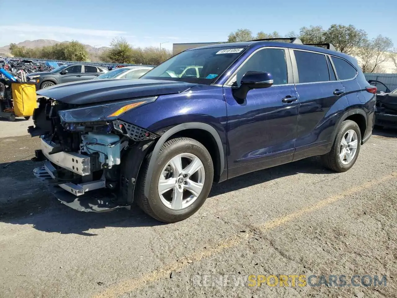 1 Фотография поврежденного автомобиля 5TDKDRAH2PS002295 TOYOTA HIGHLANDER 2023