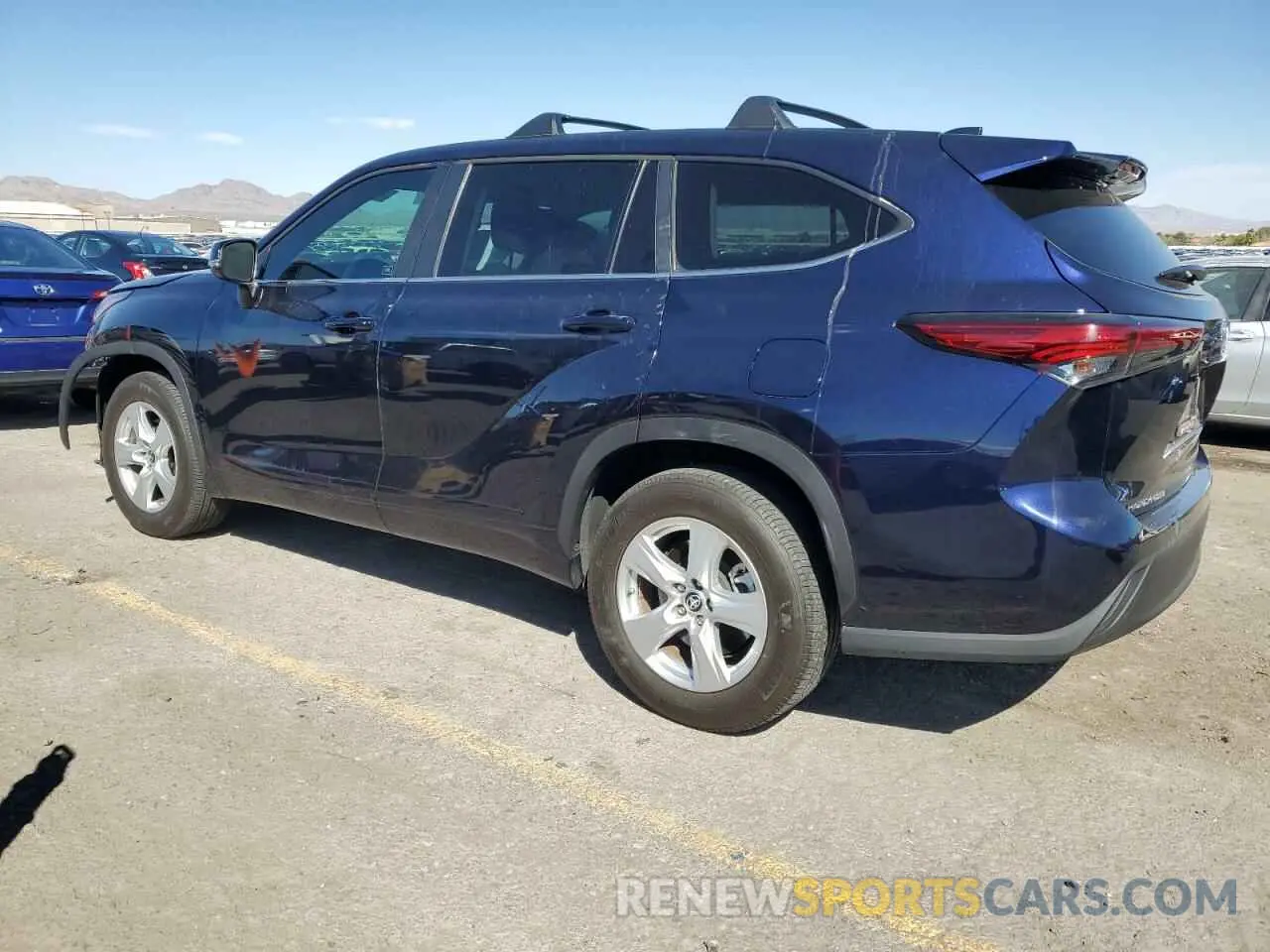 2 Фотография поврежденного автомобиля 5TDKDRAH2PS002295 TOYOTA HIGHLANDER 2023