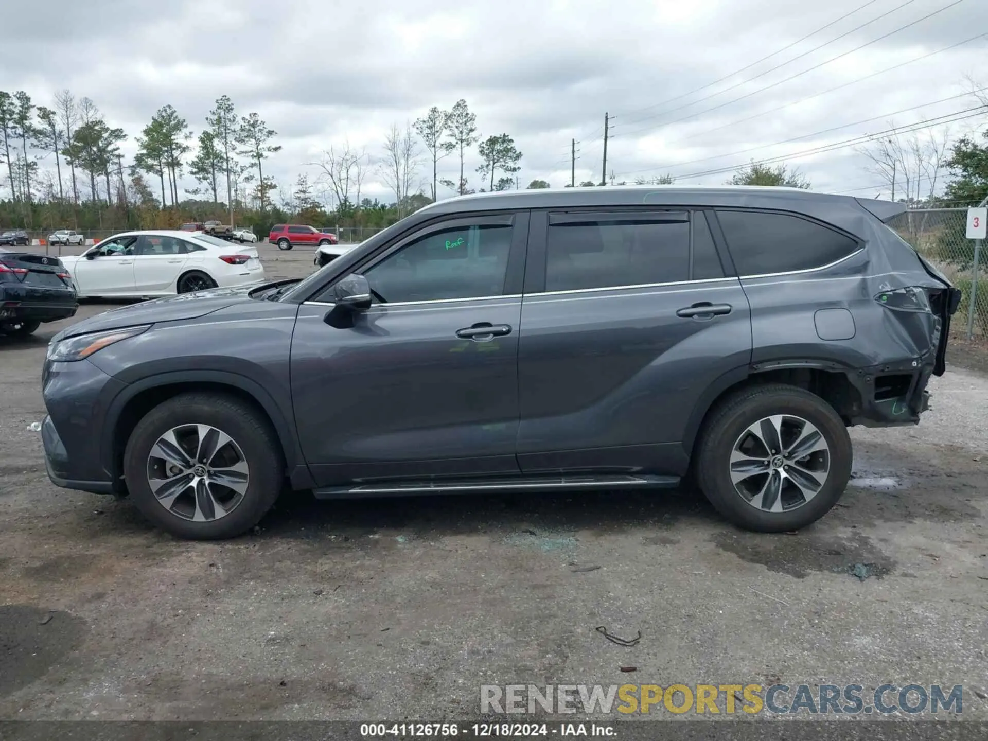 14 Фотография поврежденного автомобиля 5TDKDRAH2PS003754 TOYOTA HIGHLANDER 2023