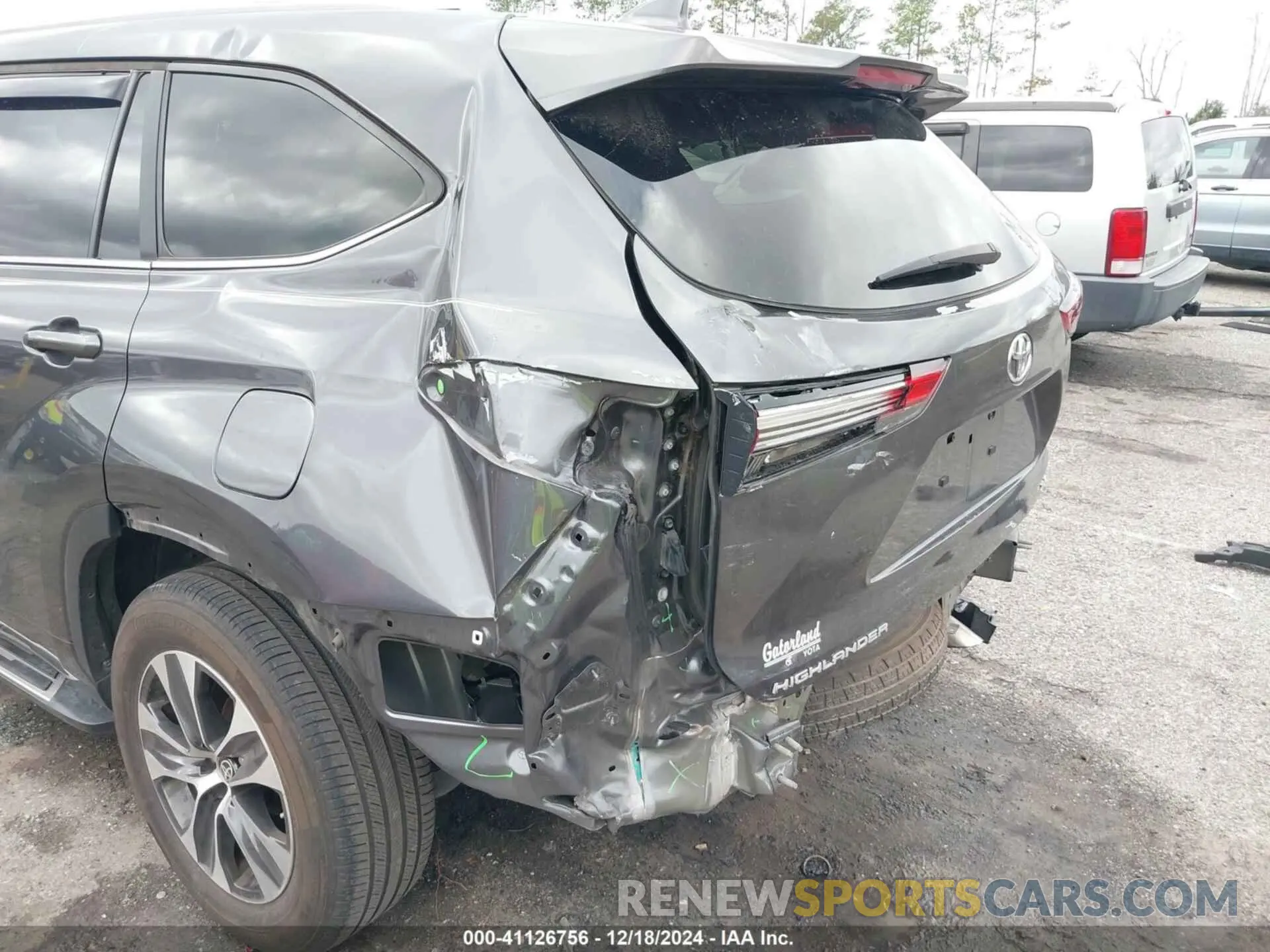 6 Фотография поврежденного автомобиля 5TDKDRAH2PS003754 TOYOTA HIGHLANDER 2023