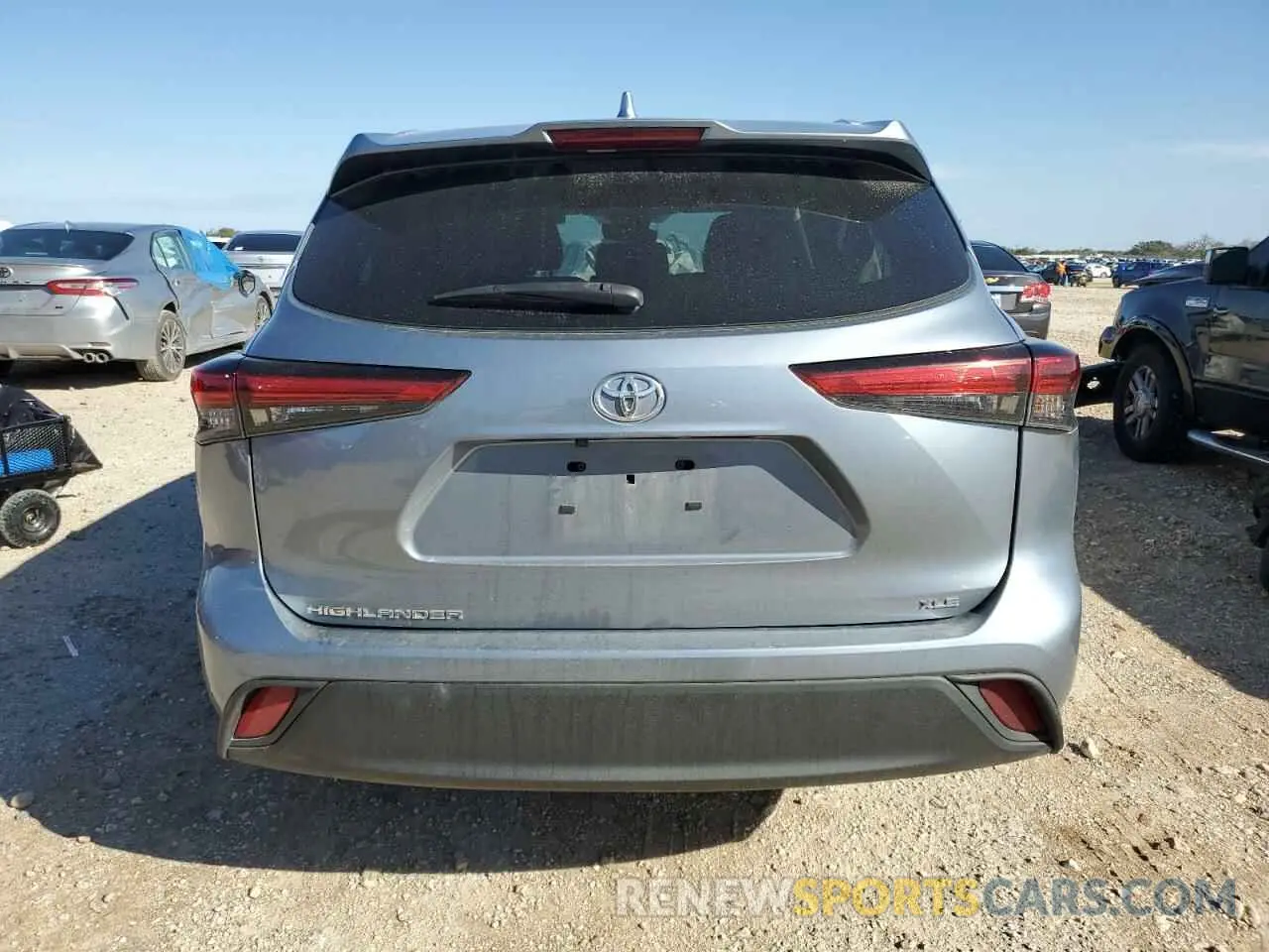 6 Photograph of a damaged car 5TDKDRAH2PS004371 TOYOTA HIGHLANDER 2023