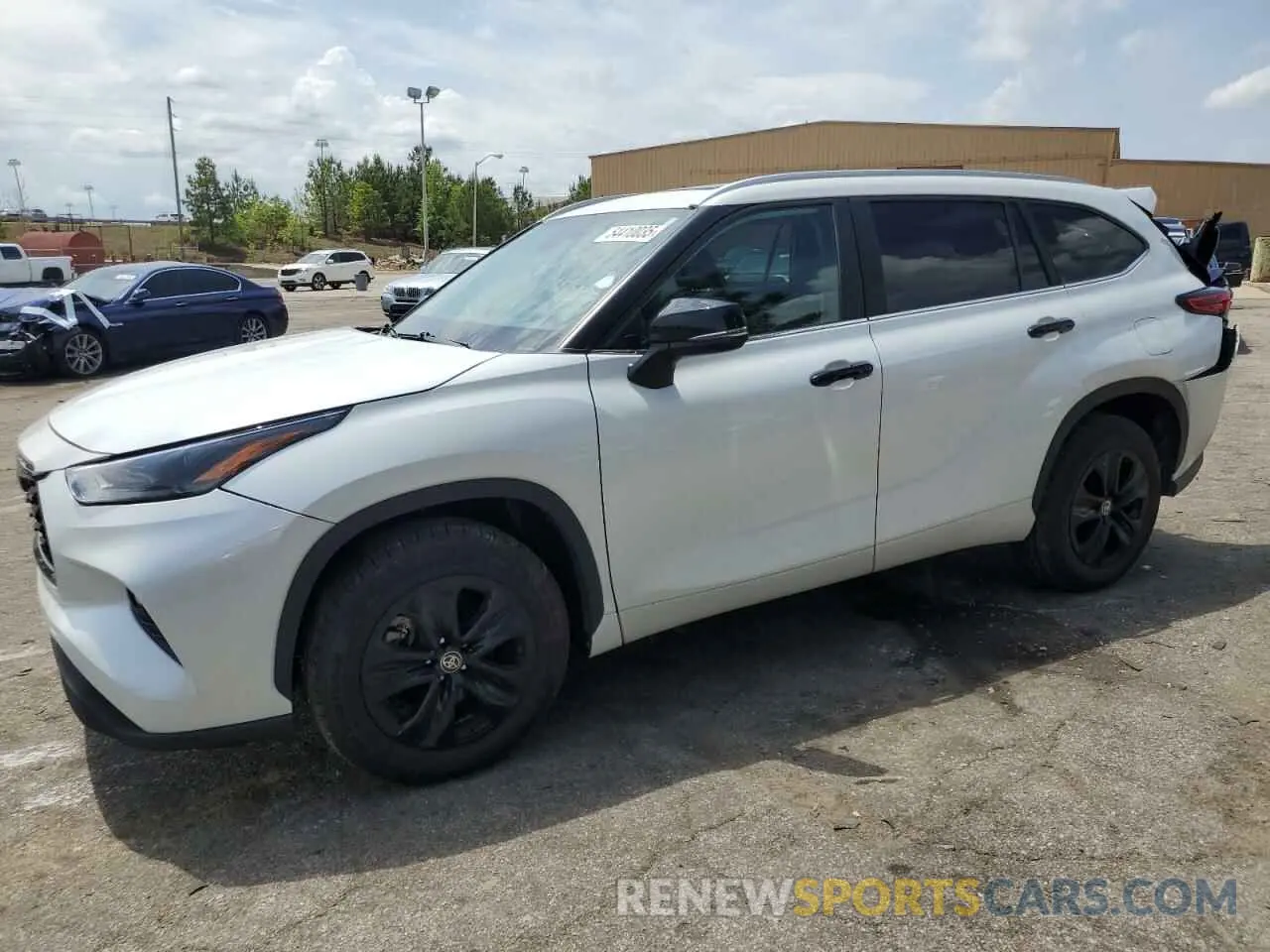 1 Photograph of a damaged car 5TDKDRAH2PS009392 TOYOTA HIGHLANDER 2023