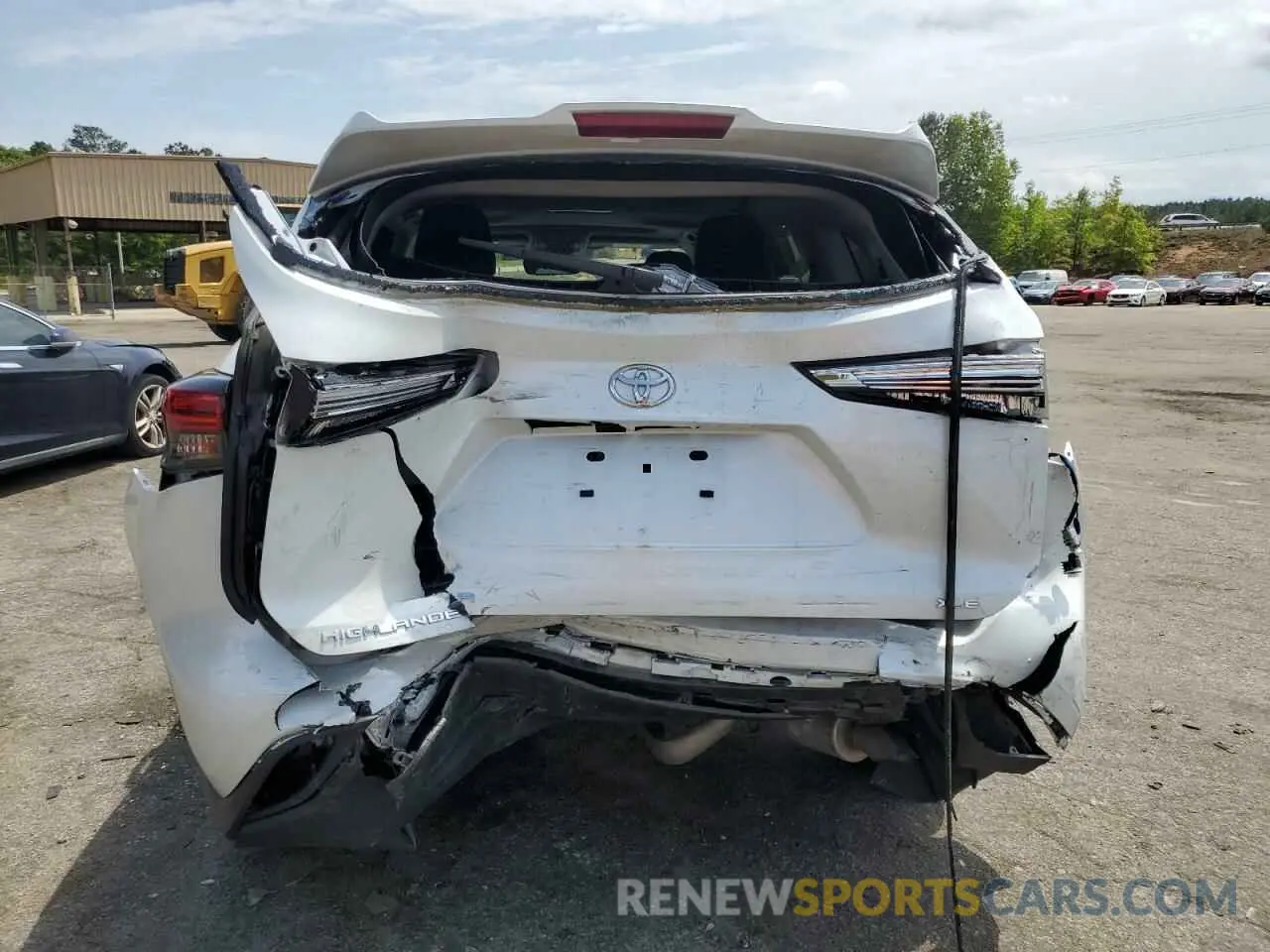 6 Photograph of a damaged car 5TDKDRAH2PS009392 TOYOTA HIGHLANDER 2023