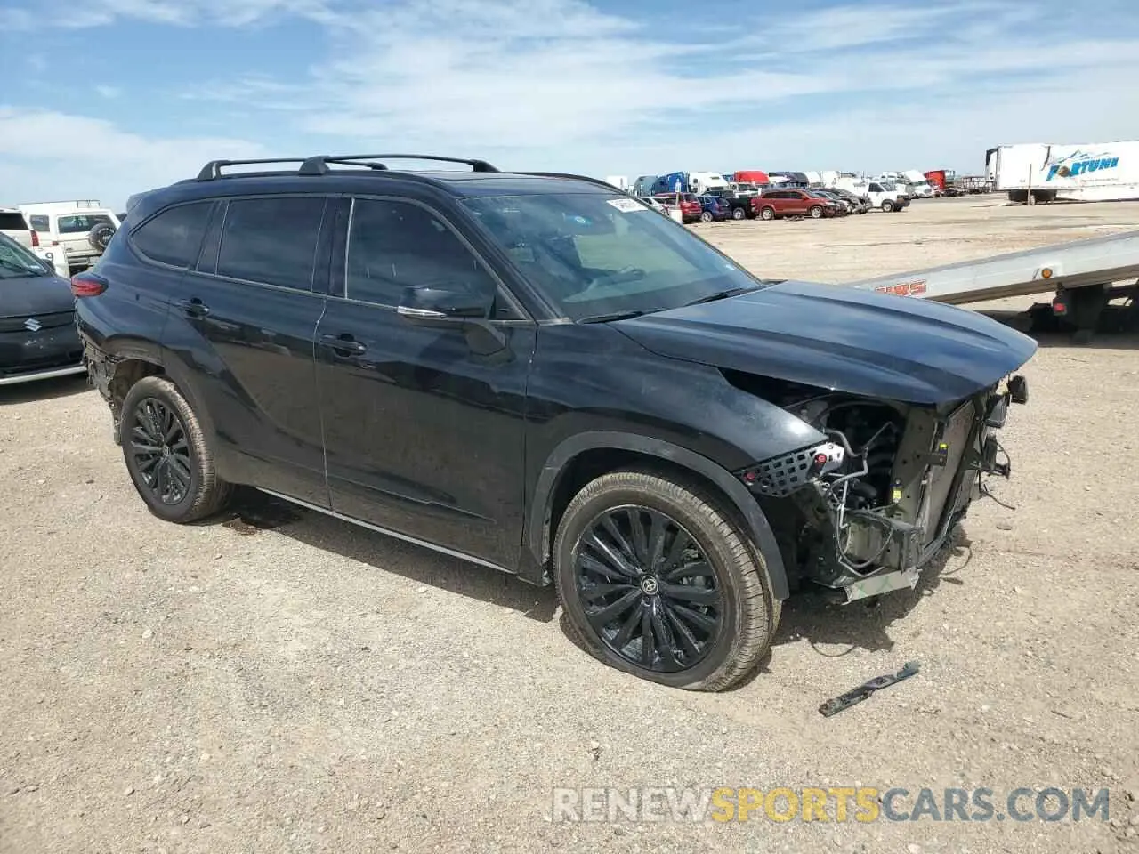 4 Фотография поврежденного автомобиля 5TDKDRAH2PS021137 TOYOTA HIGHLANDER 2023