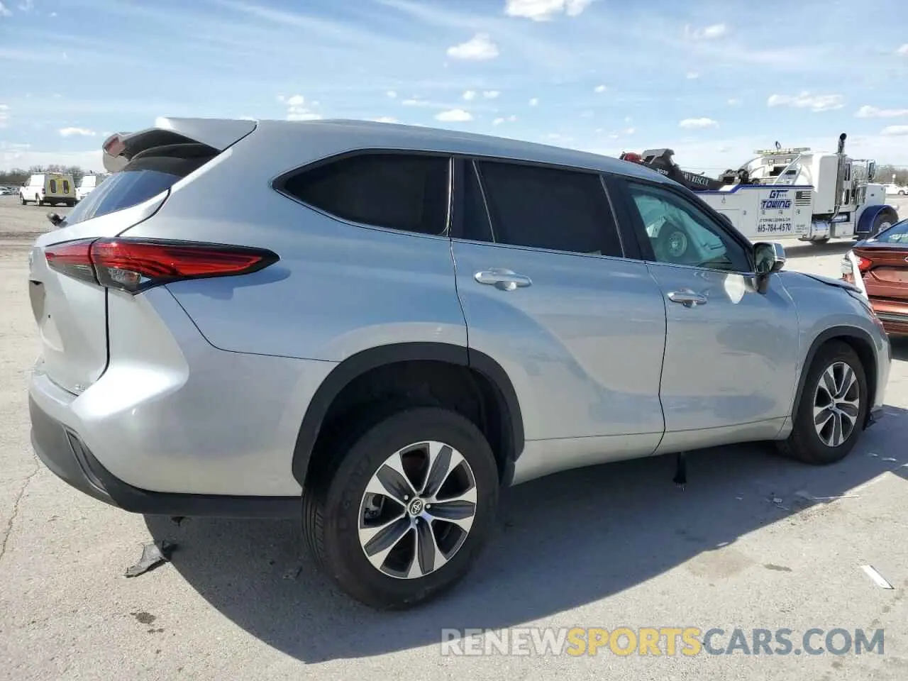 3 Фотография поврежденного автомобиля 5TDKDRAH2PS023681 TOYOTA HIGHLANDER 2023