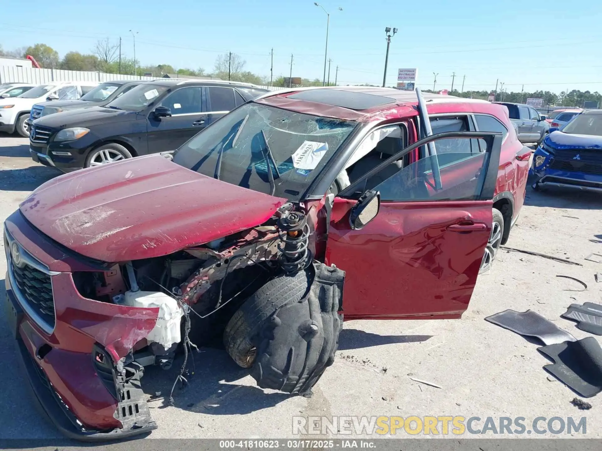 2 Photograph of a damaged car 5TDKDRAH2PS035765 TOYOTA HIGHLANDER 2023