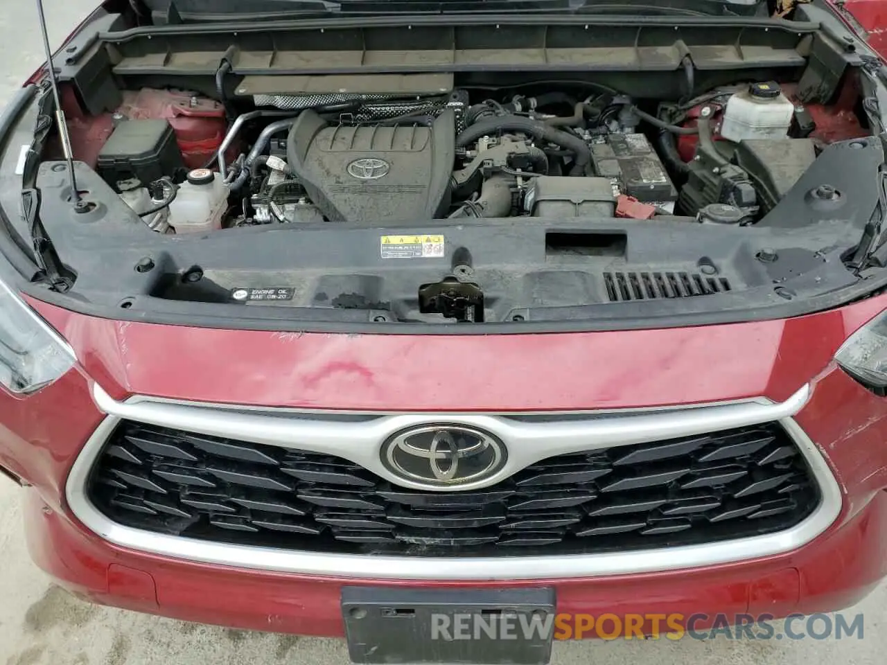 12 Фотография поврежденного автомобиля 5TDKDRAH3PS001429 TOYOTA HIGHLANDER 2023