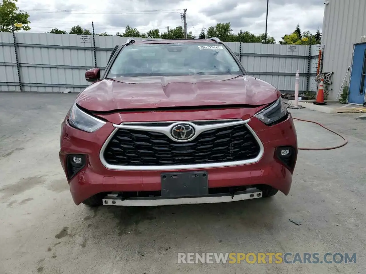 5 Фотография поврежденного автомобиля 5TDKDRAH3PS001429 TOYOTA HIGHLANDER 2023