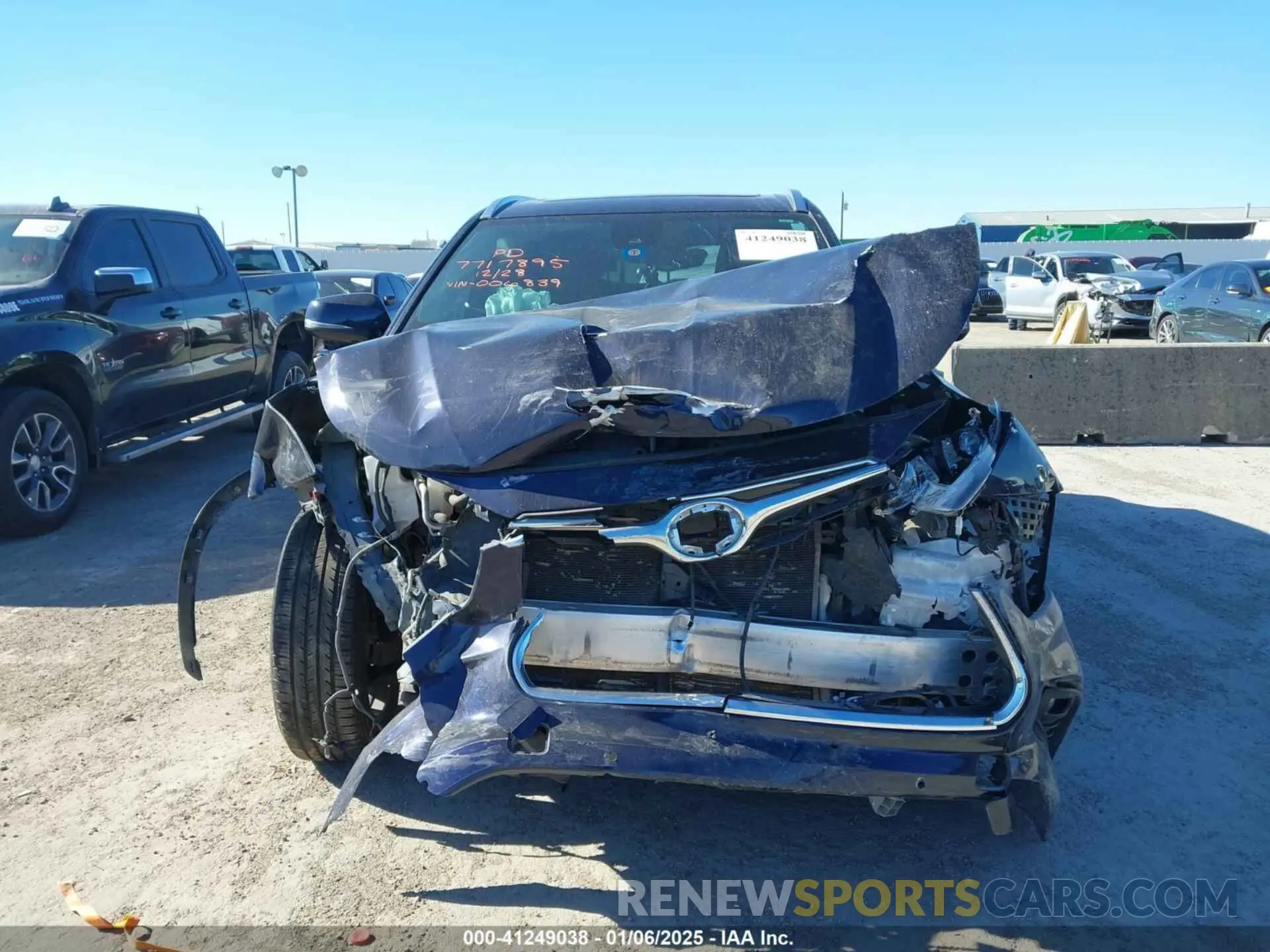6 Фотография поврежденного автомобиля 5TDKDRAH3PS006839 TOYOTA HIGHLANDER 2023