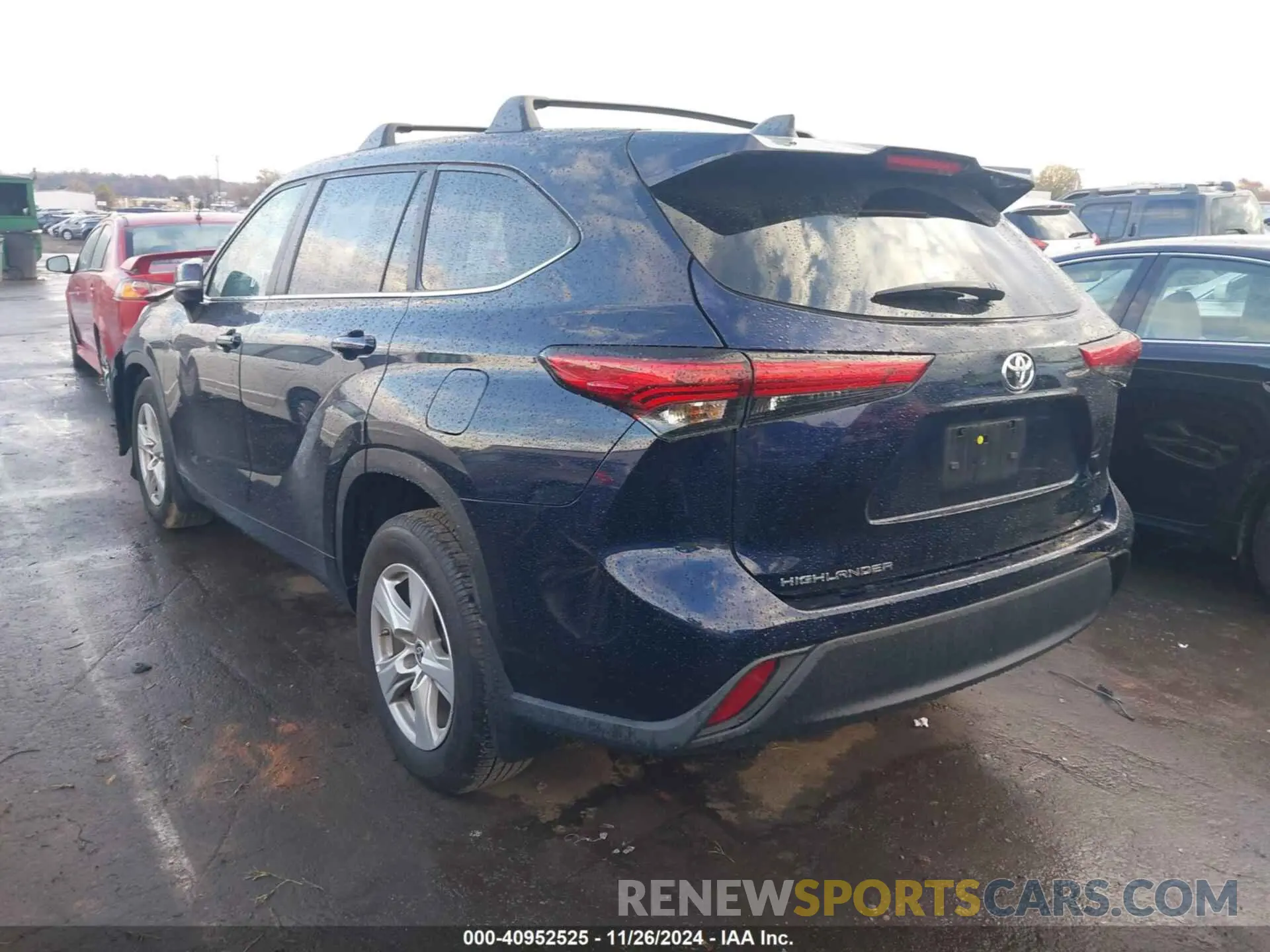 3 Фотография поврежденного автомобиля 5TDKDRAH3PS020742 TOYOTA HIGHLANDER 2023