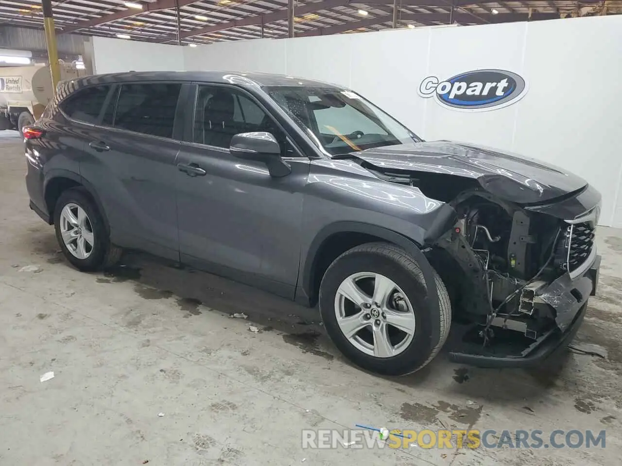 4 Photograph of a damaged car 5TDKDRAH3PS028145 TOYOTA HIGHLANDER 2023