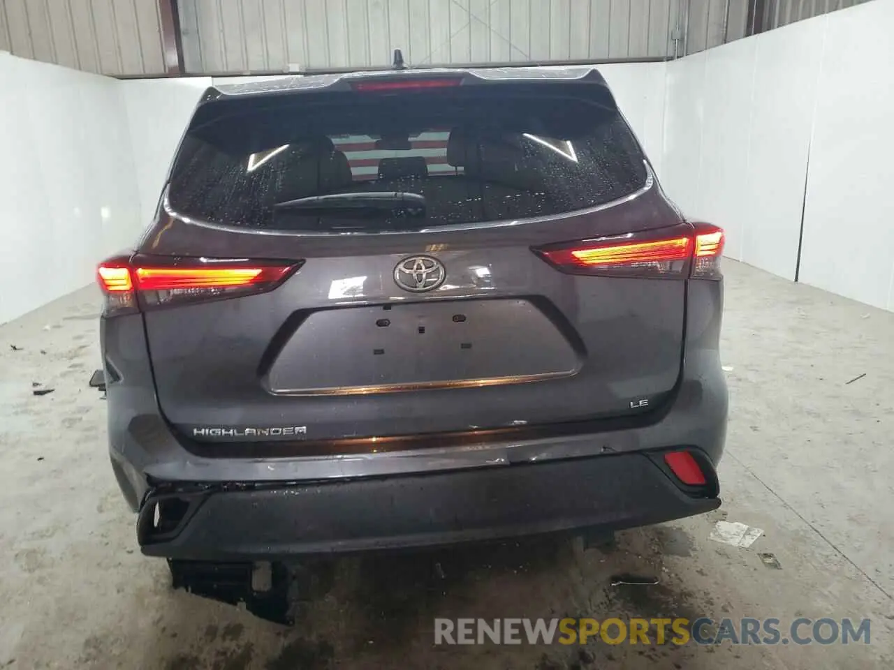 6 Photograph of a damaged car 5TDKDRAH3PS028145 TOYOTA HIGHLANDER 2023
