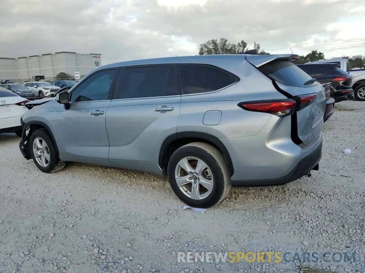 2 Photograph of a damaged car 5TDKDRAH3PS039131 TOYOTA HIGHLANDER 2023