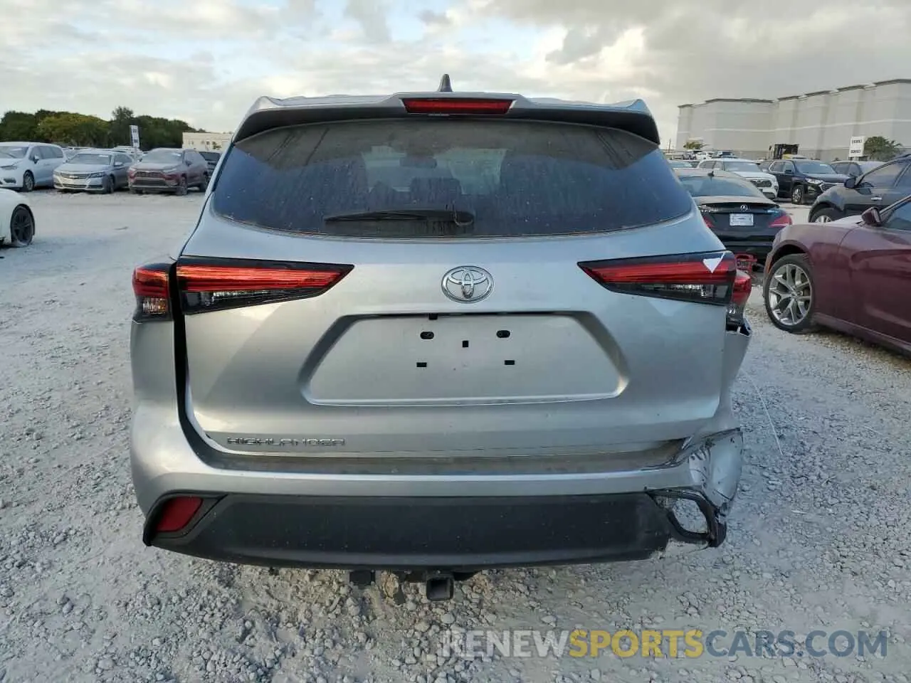 6 Photograph of a damaged car 5TDKDRAH3PS039131 TOYOTA HIGHLANDER 2023